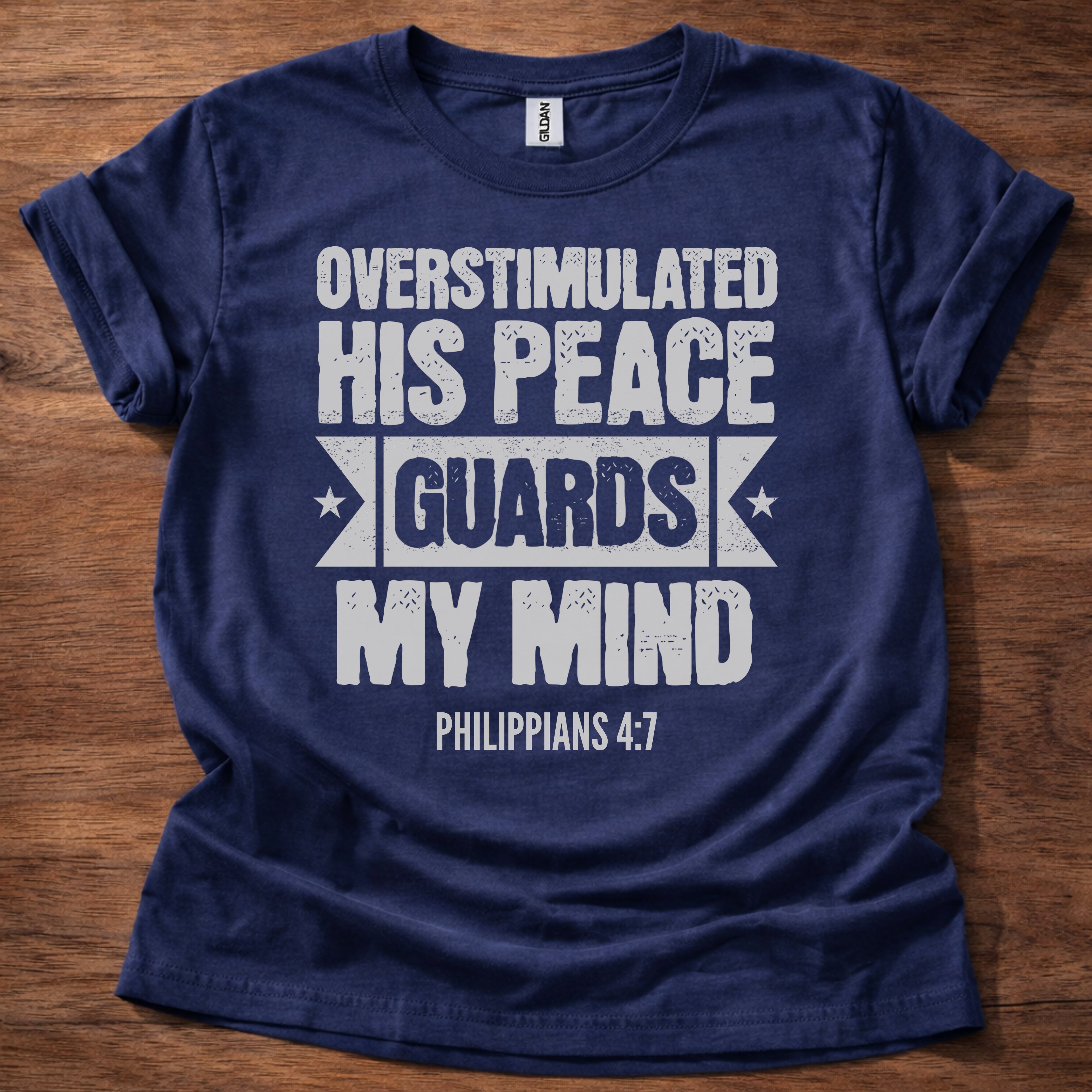 Overstimulated Peace Guards Mind T-Shirt