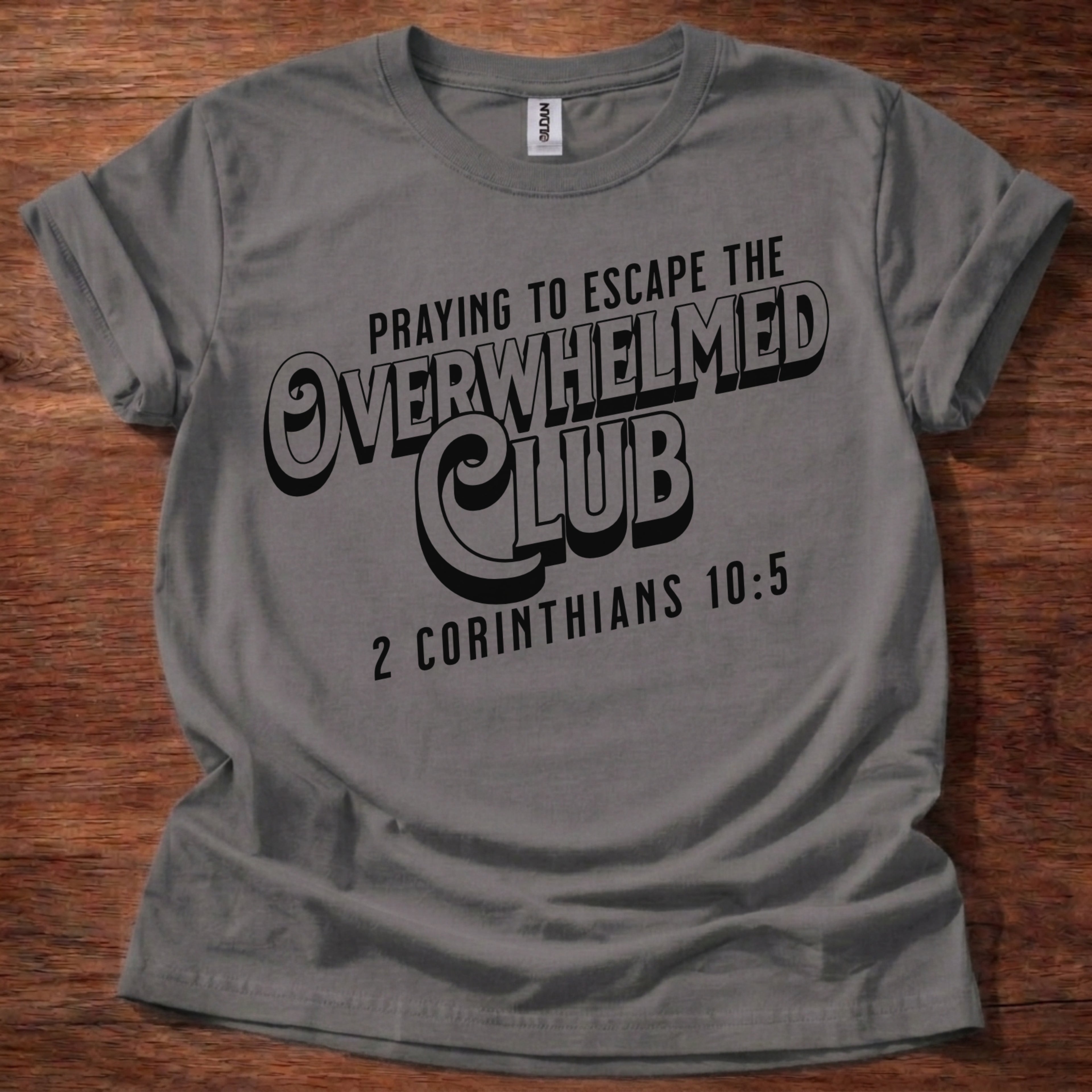 Overwhelmed Club Christian T-Shirt