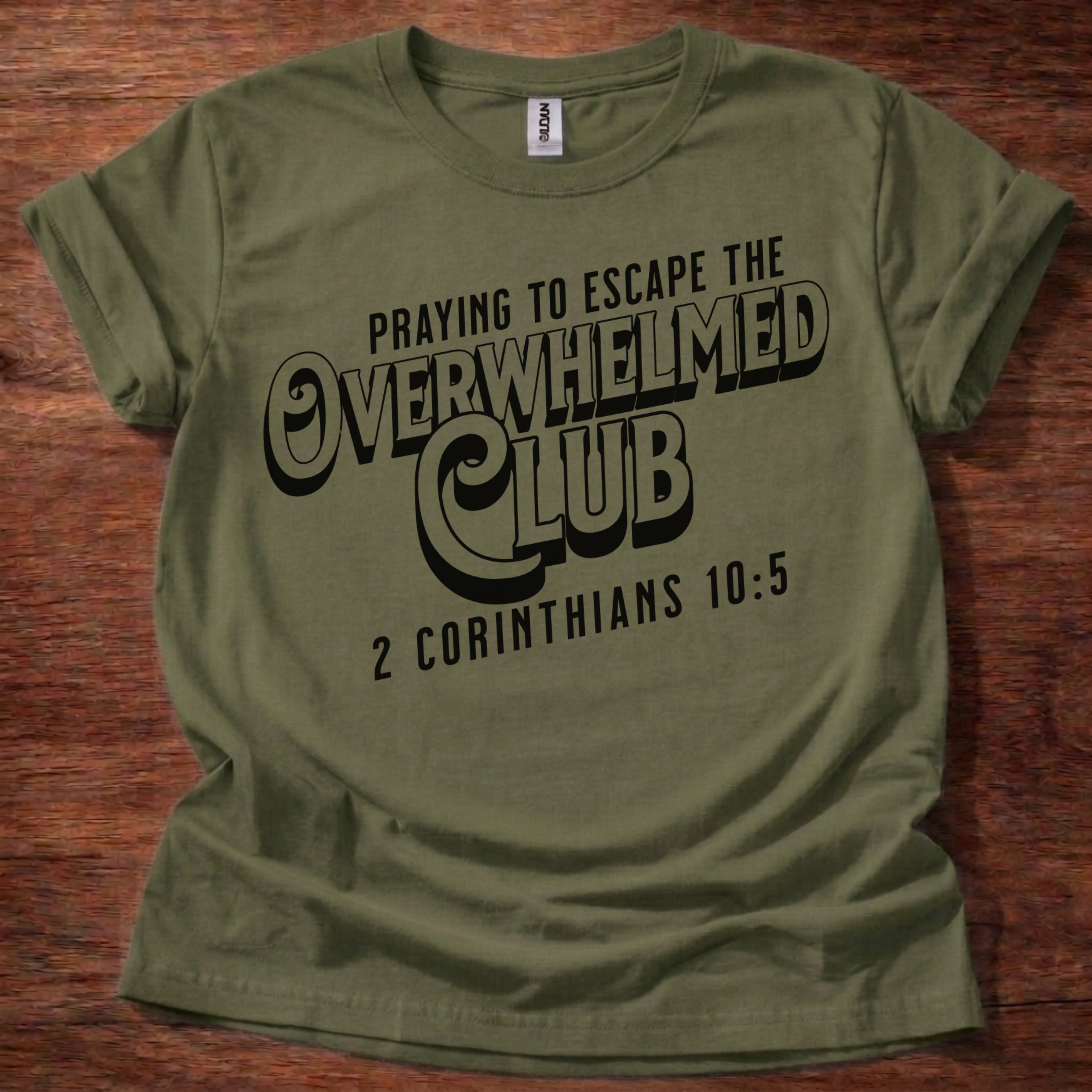 Overwhelmed Club Christian T-Shirt