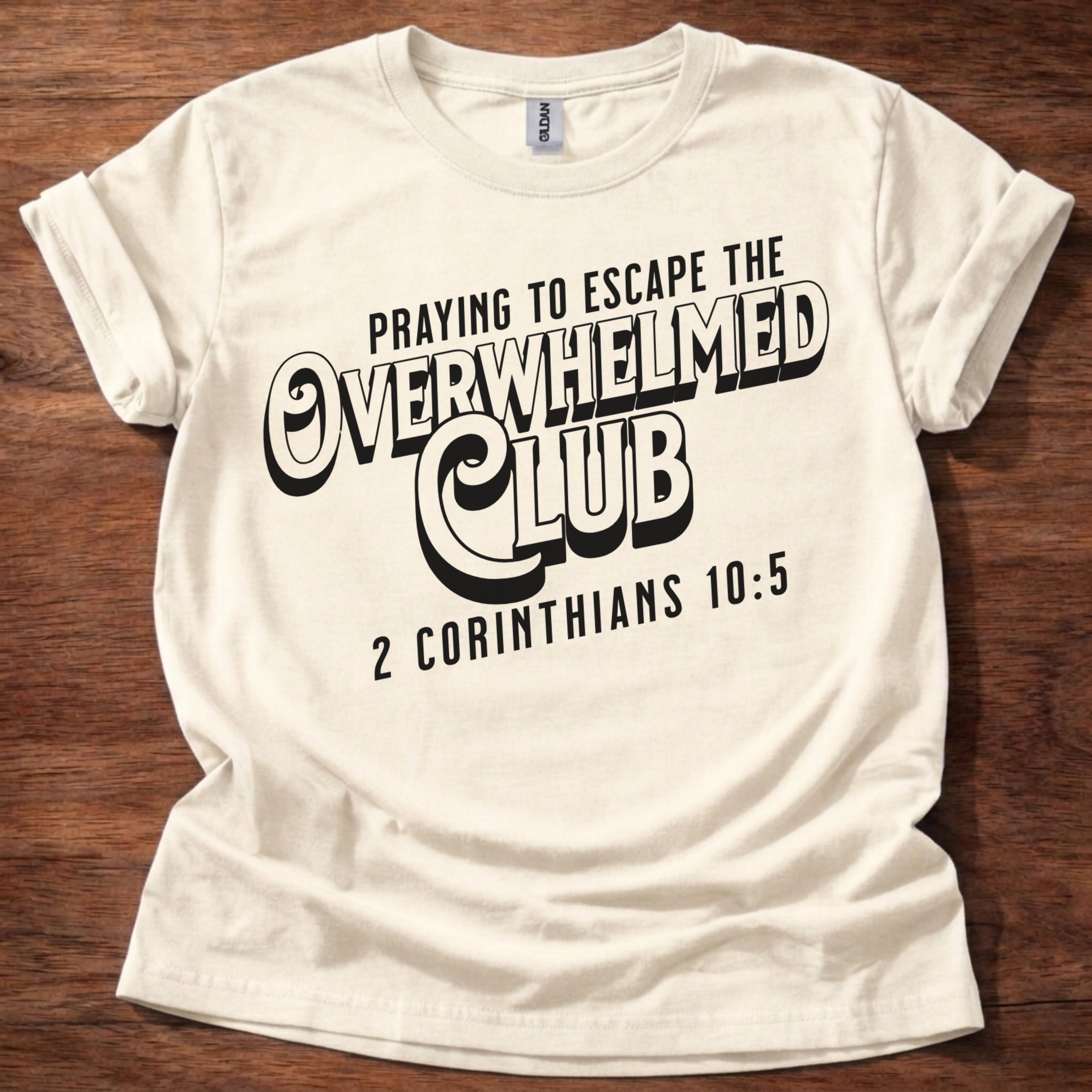 Overwhelmed Club Christian T-Shirt