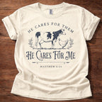He Cares for Me Christian T-Shirt