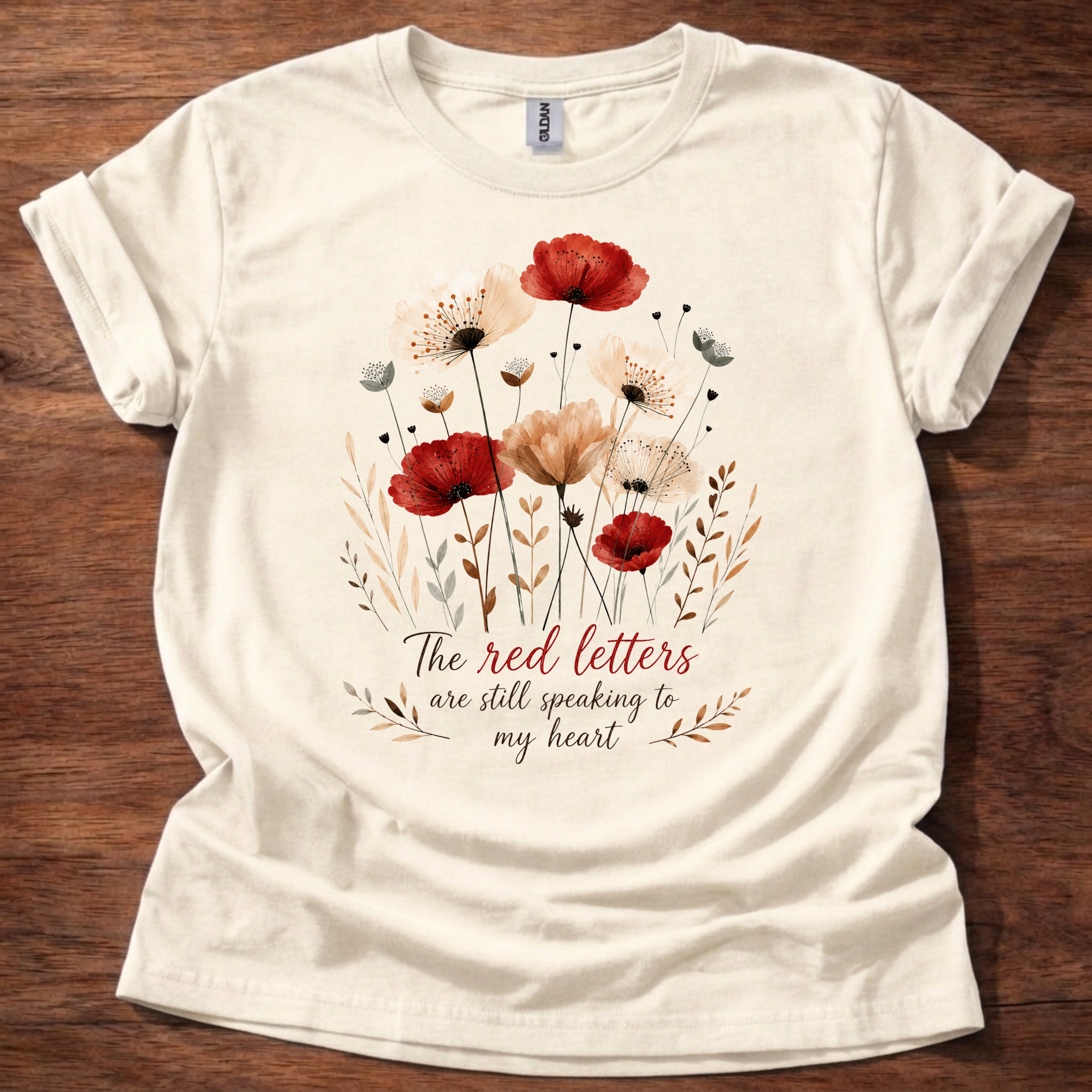 Red Letters Spoken Grace T-Shirt