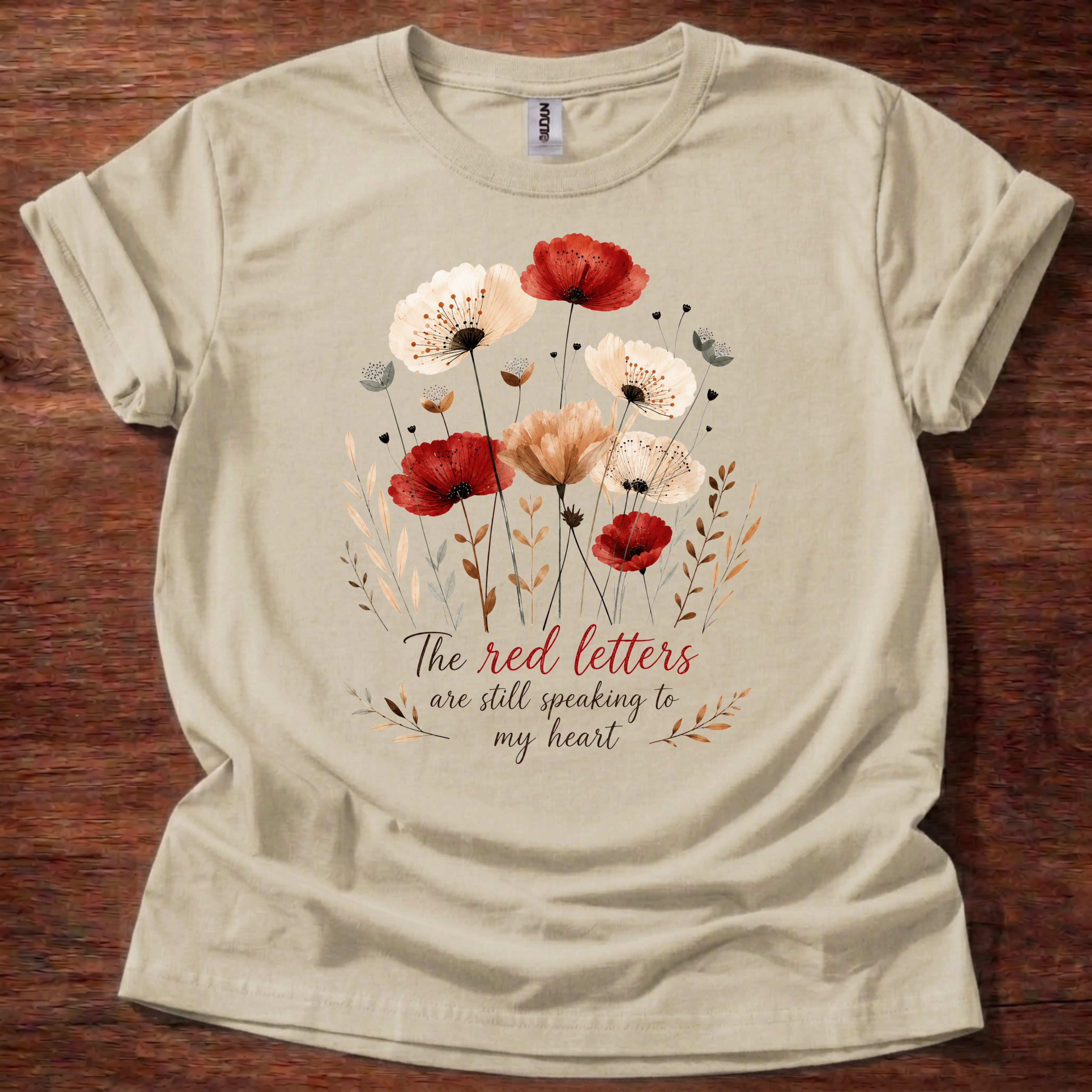 Red Letters Spoken Grace T-Shirt