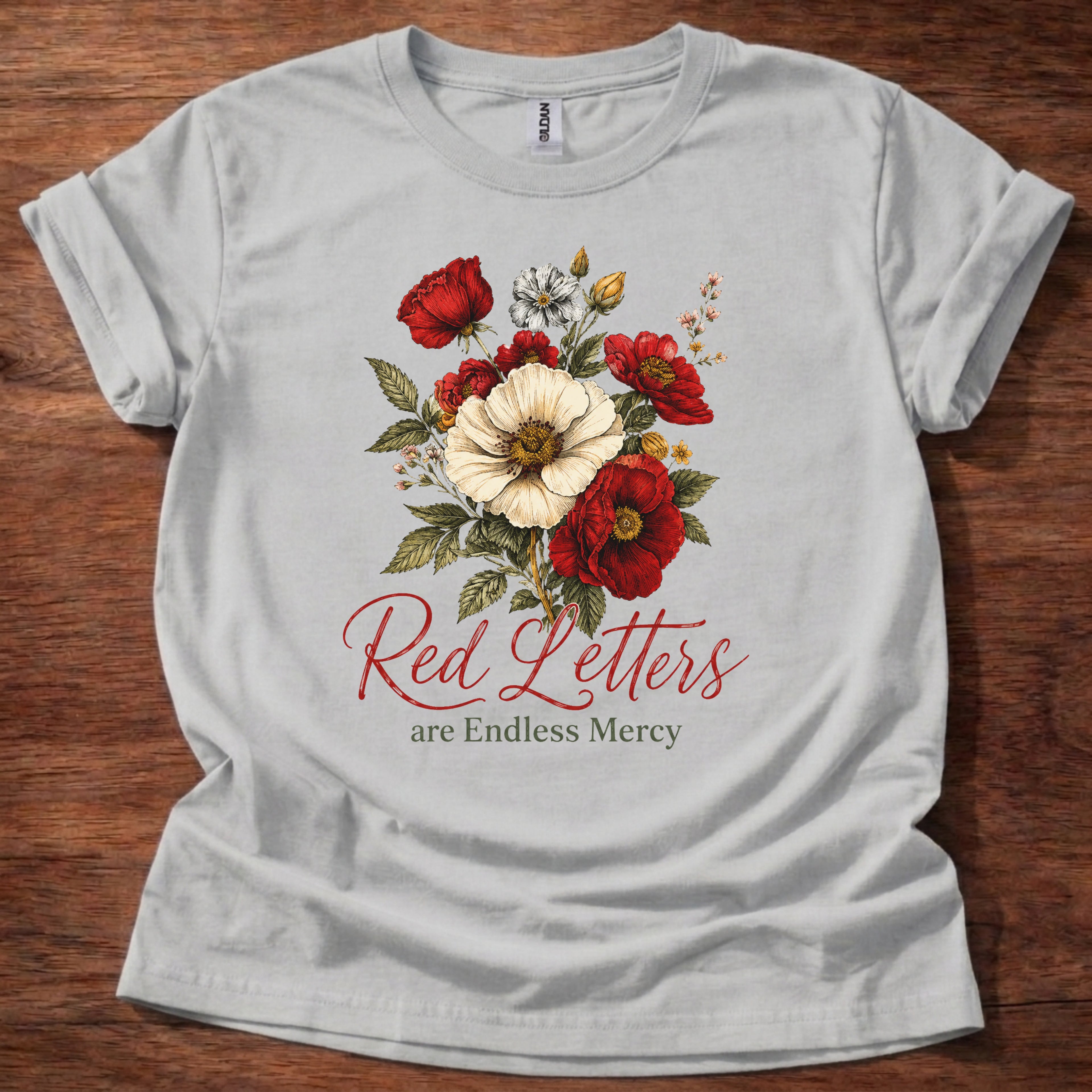 Red Letters Endless Mercy T-Shirt