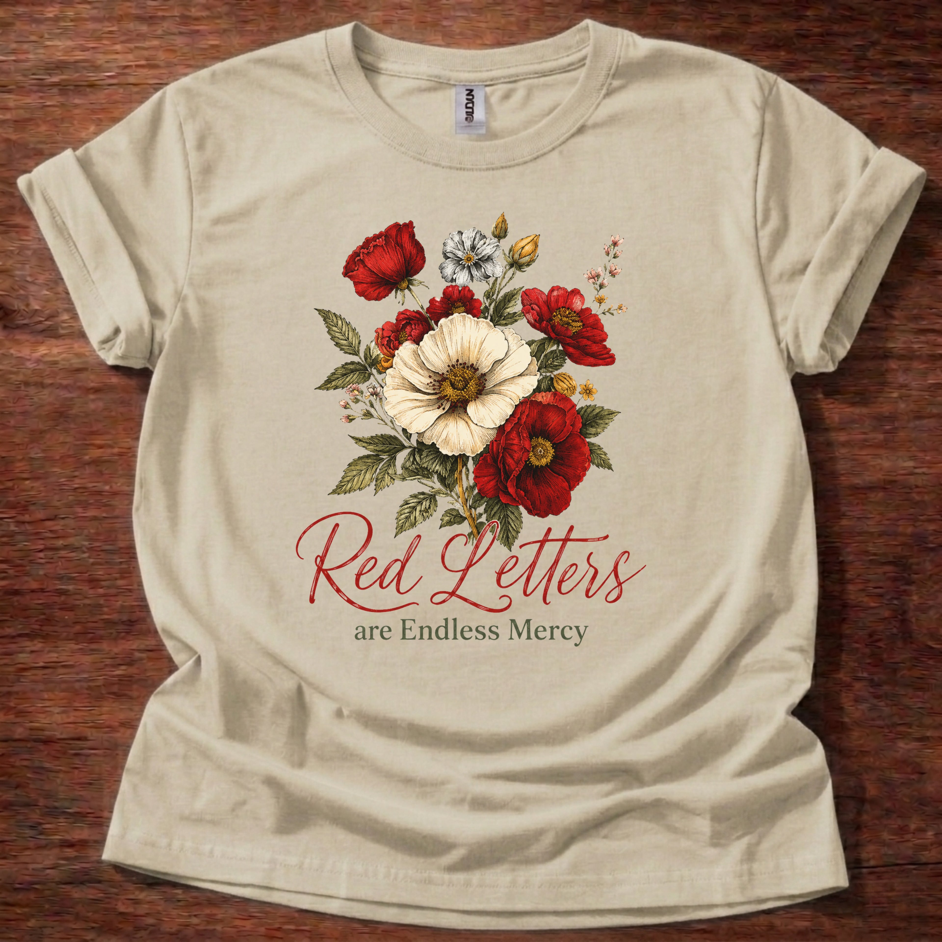Red Letters Endless Mercy T-Shirt
