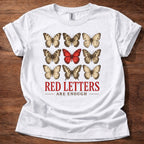 Red Letters Are Enough T-Shirt