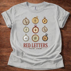 Red Letters Point Home T-Shirt