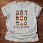 Red Letters Light the Way T-Shirt
