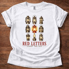 Red Letters Light the Way T-Shirt