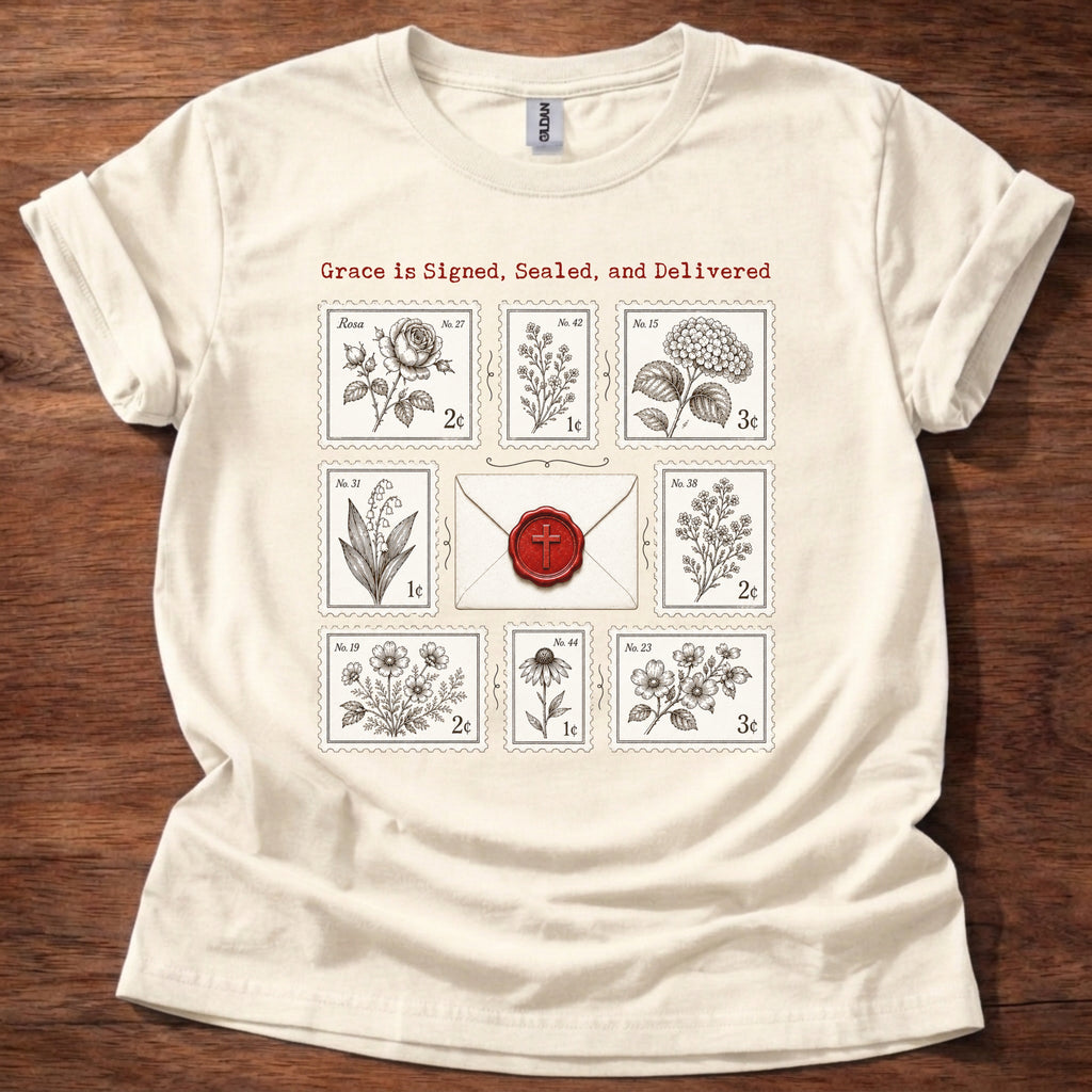 Grace is Signed, Sealed, and Delivered T-Shirt