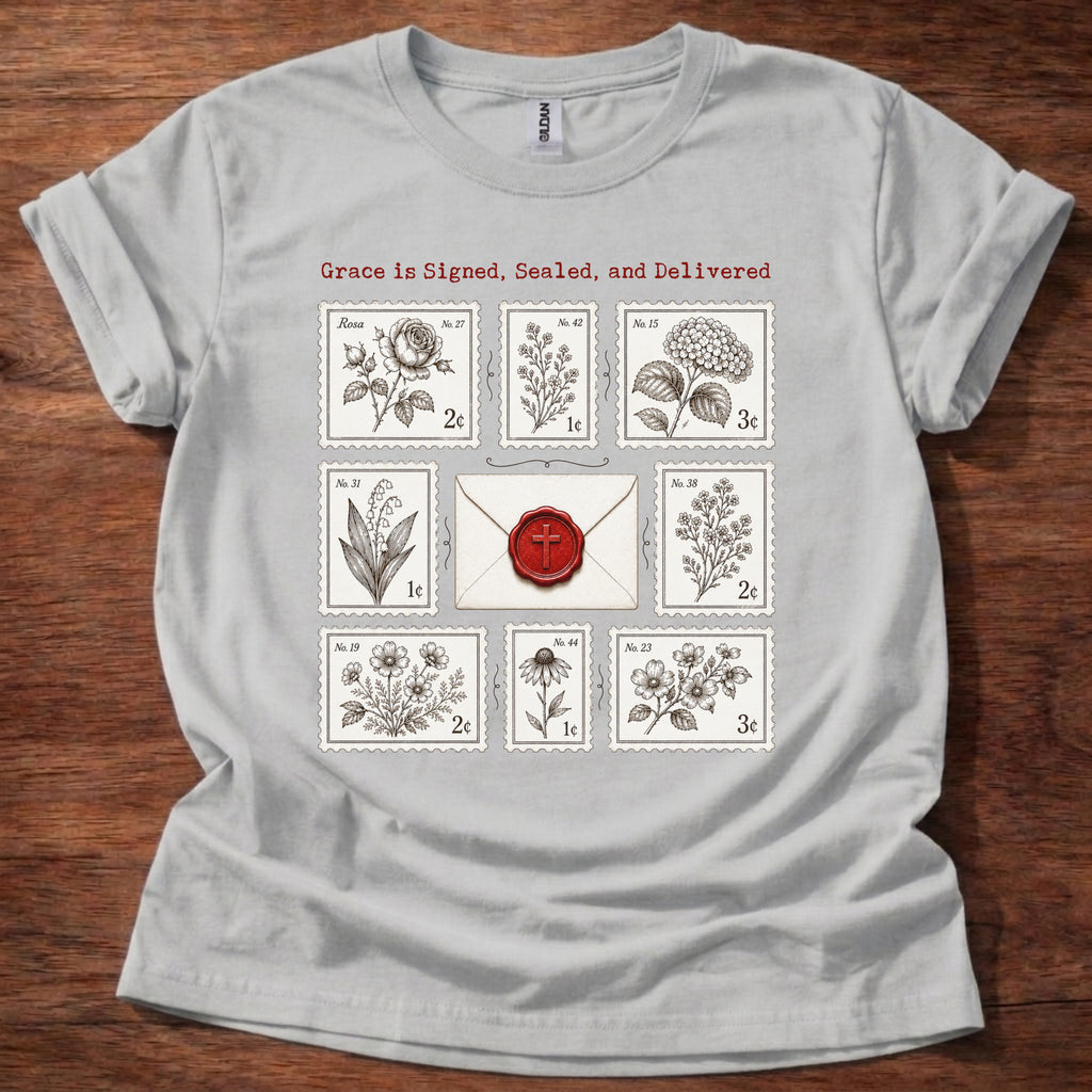Grace is Signed, Sealed, and Delivered T-Shirt