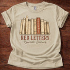 Red Letters Rewrite Stories T-Shirt