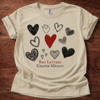 Red Letters Change Hearts T-Shirt