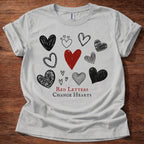 Red Letters Change Hearts T-Shirt