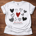 Red Letters Change Hearts T-Shirt
