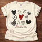 Red Letters Change Hearts T-Shirt