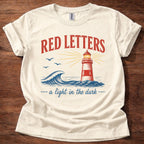 Red Letters A Light in the Dark T-Shirt