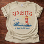 Red Letters A Light in the Dark T-Shirt