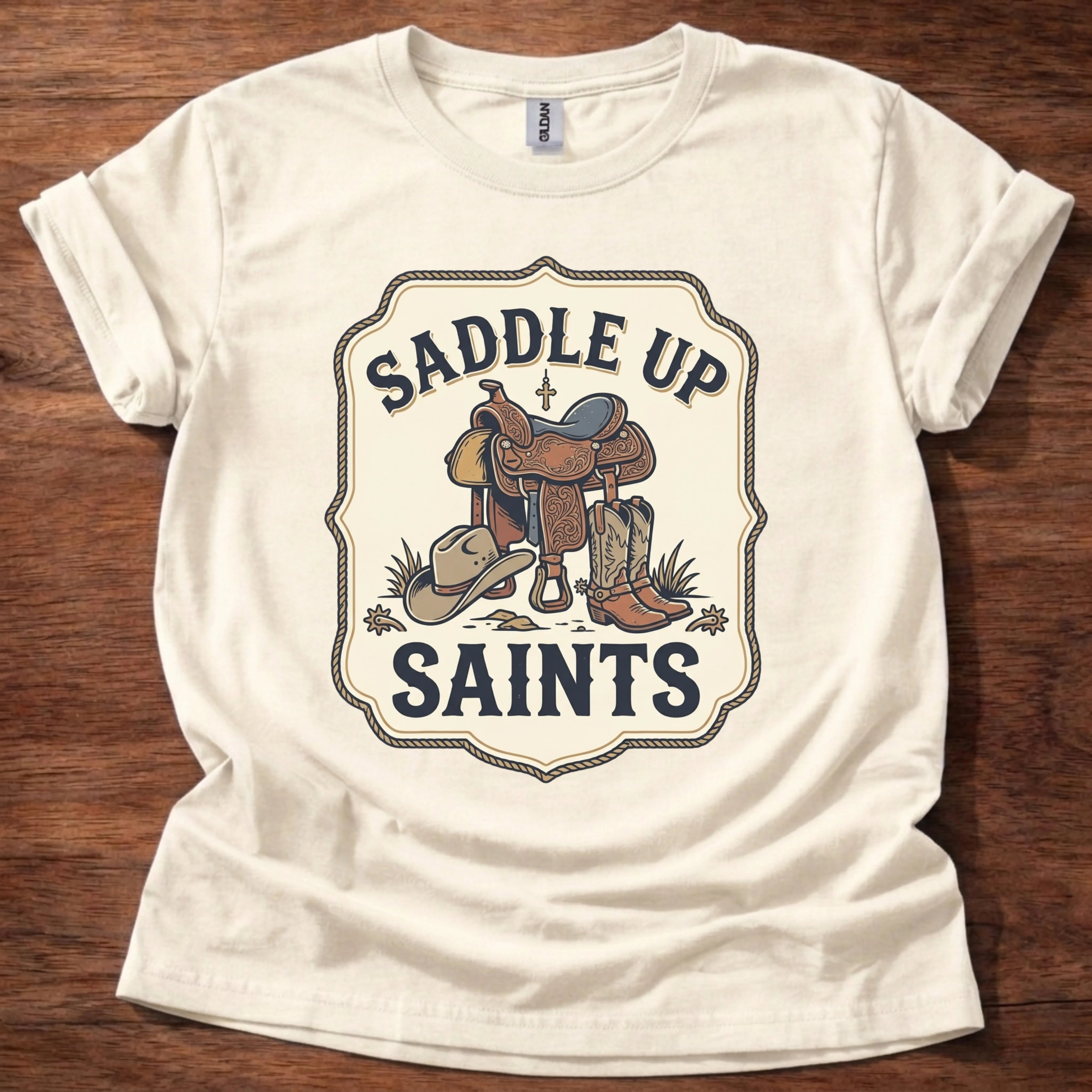 Saddle Up Saints T-Shirt