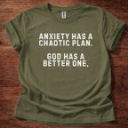 Anxiety has a Chaotic Plan T-Shirt