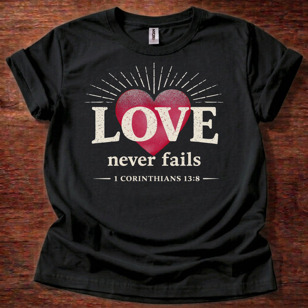 Love Never Fails T-Shirt
