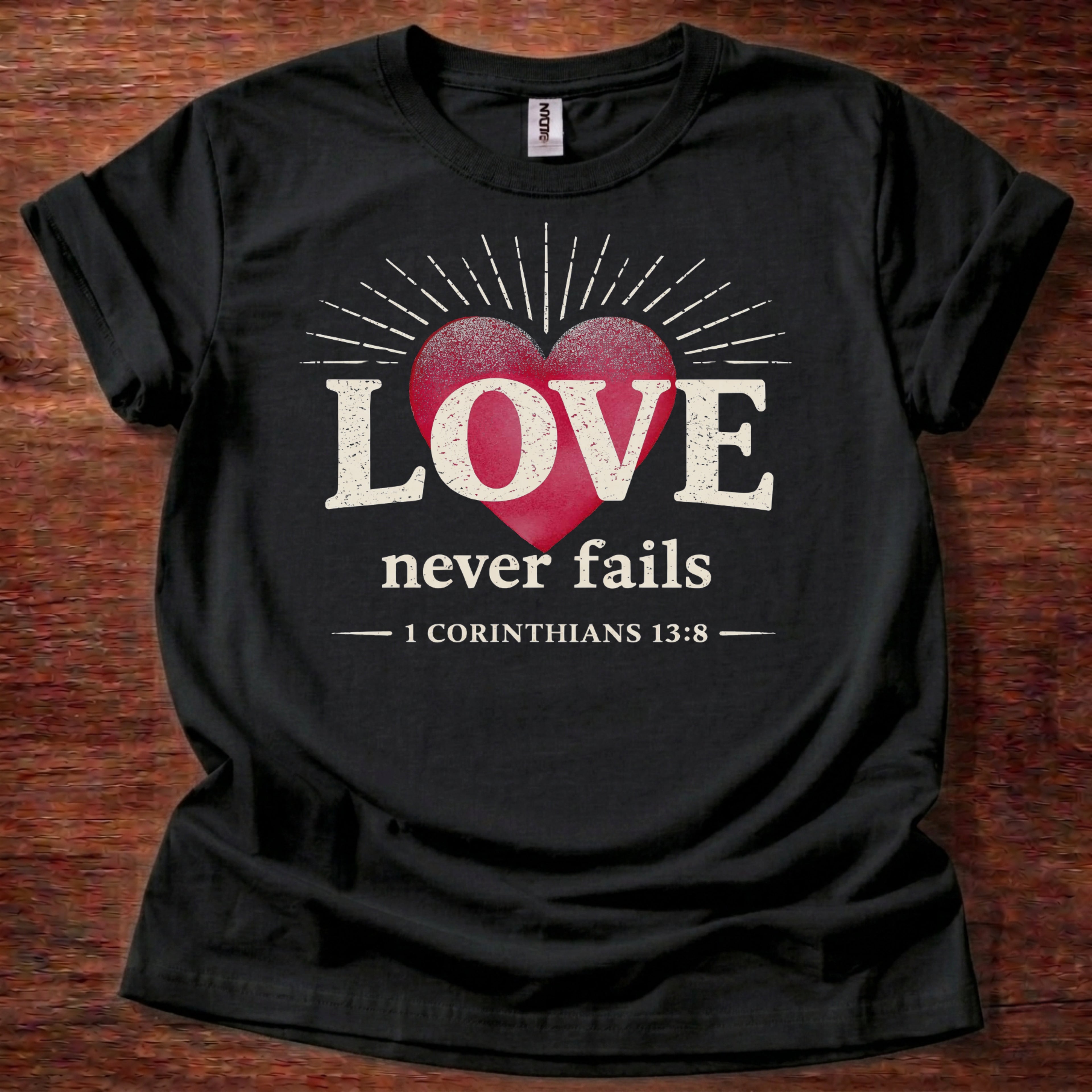 Love Never Fails T-Shirt