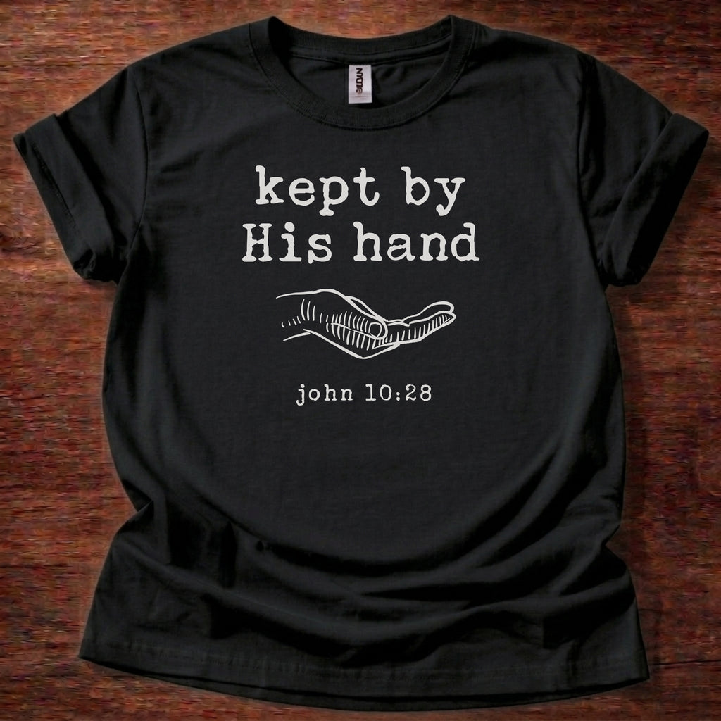 Kept by His hand T-Shirt