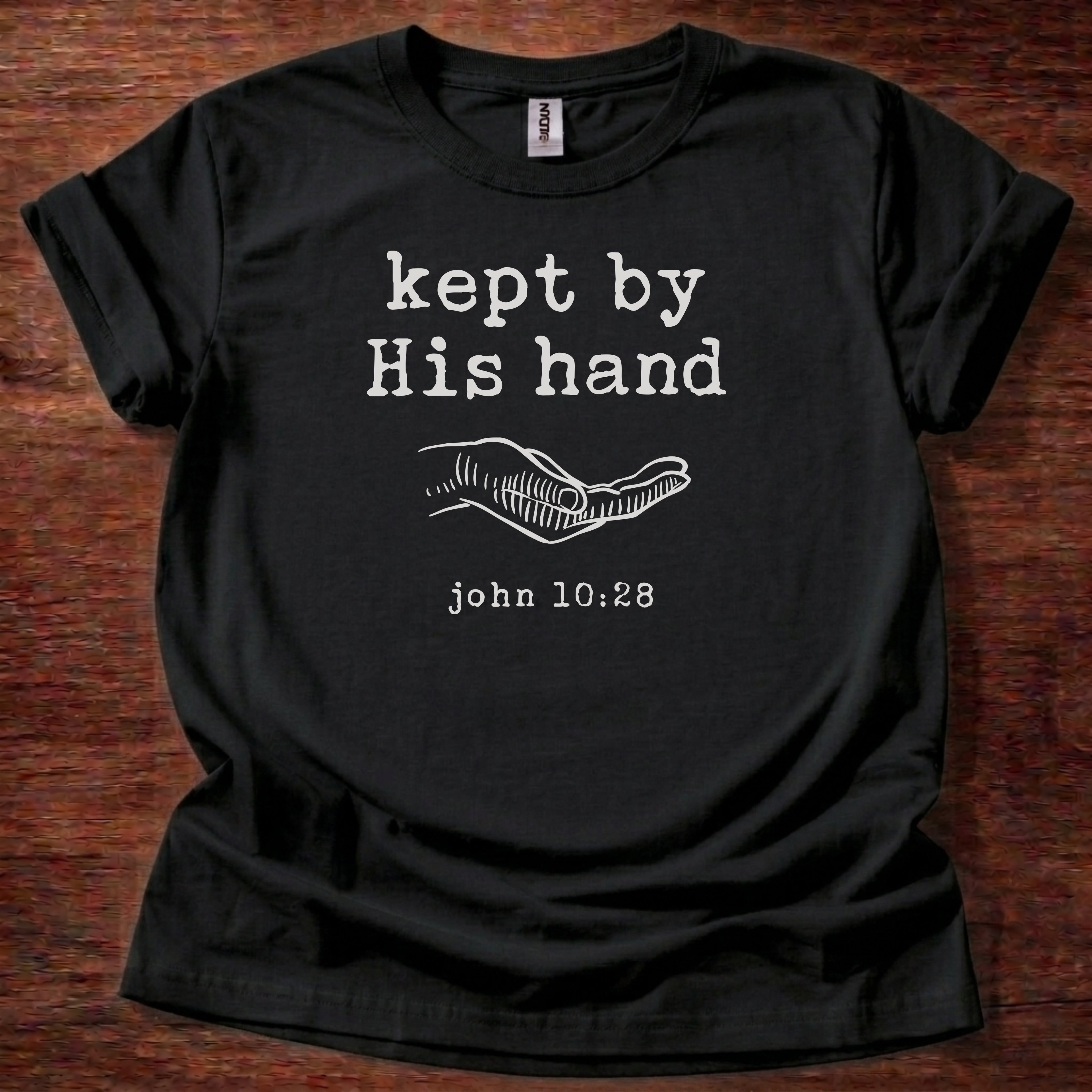 Kept by His hand T-Shirt