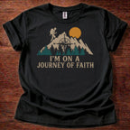 Black Journey of Faith Christian T-Shirt