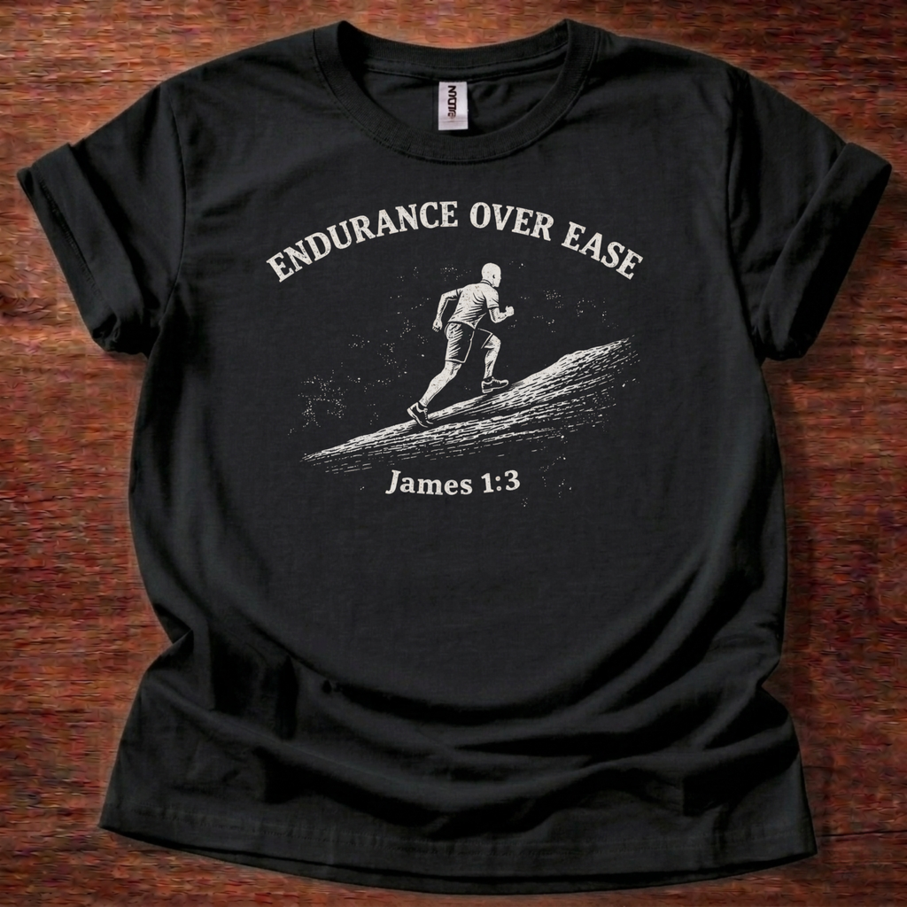 Endurance over ease, male T-Shirt