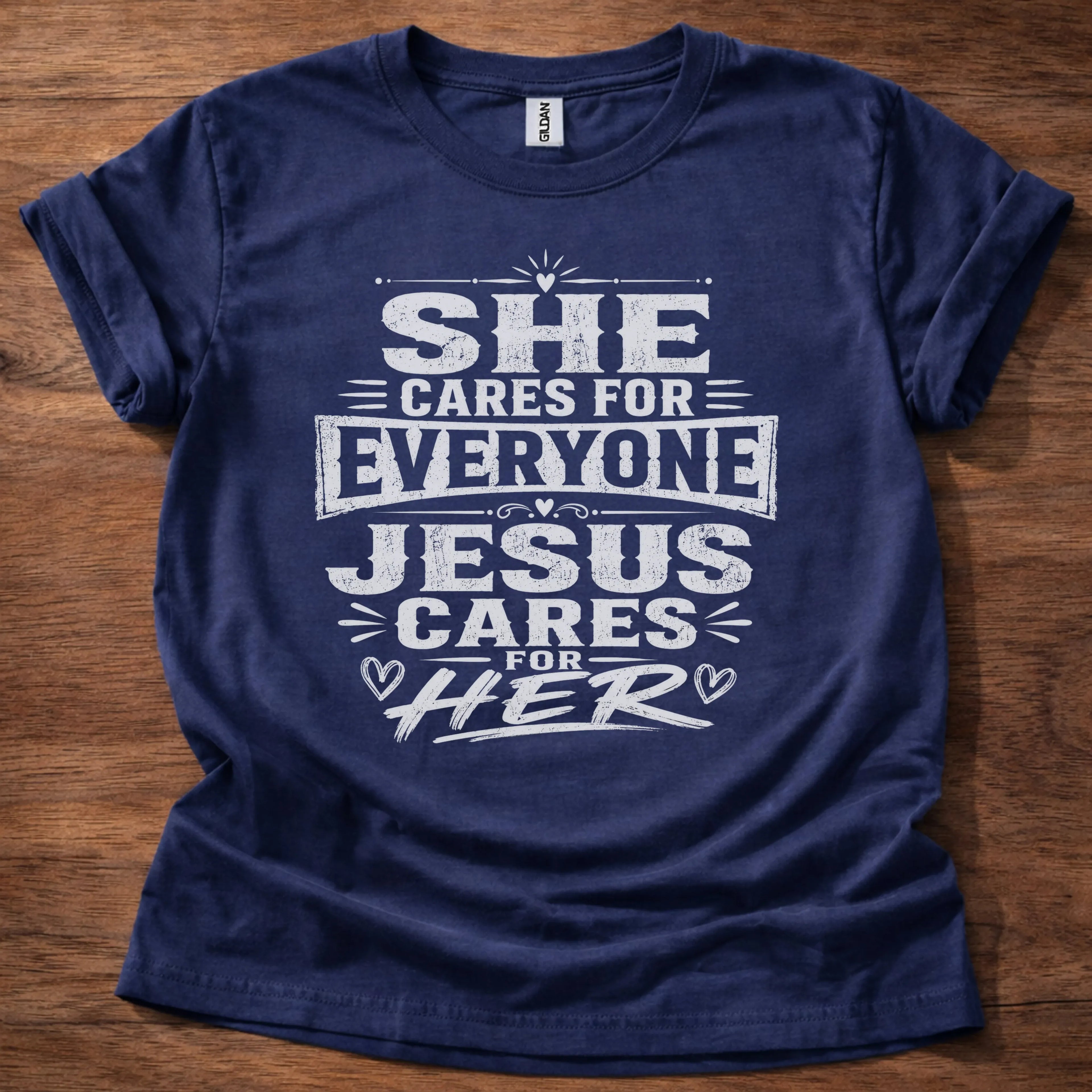 Jesus Cares For Her T-Shirt