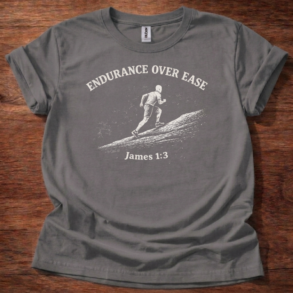Endurance over ease, male T-Shirt