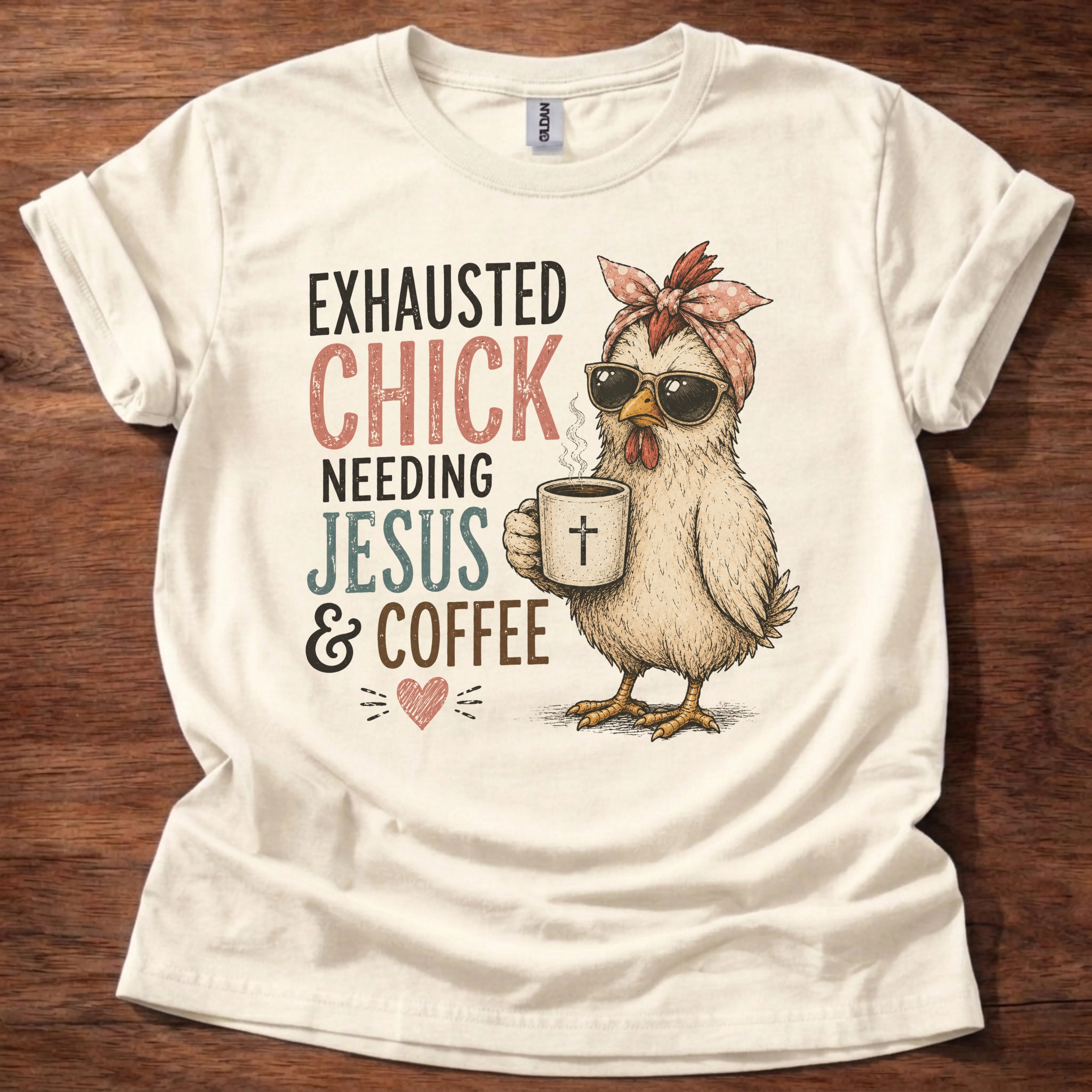 Exhausted Chick T-Shirt