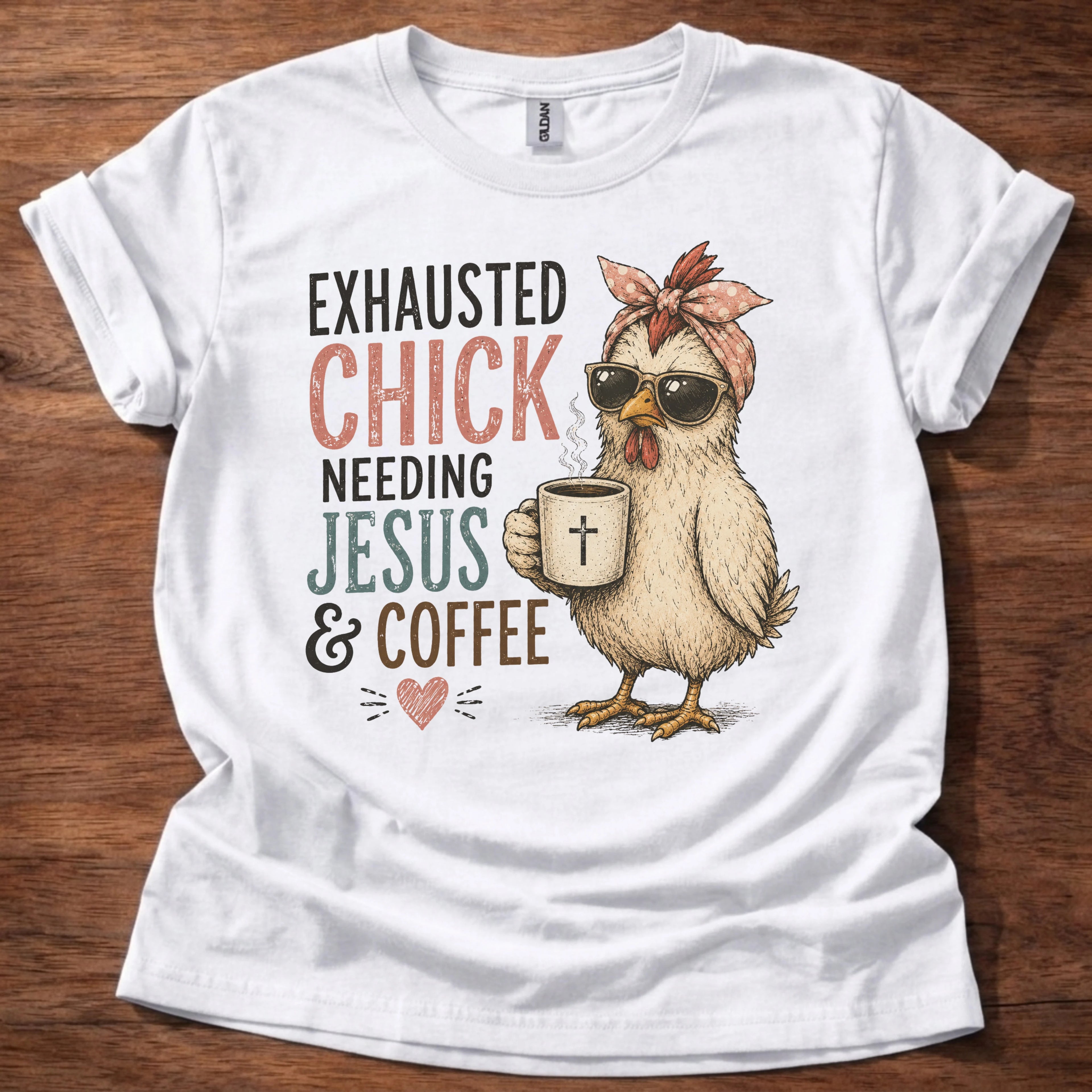 Exhausted Chick T-Shirt