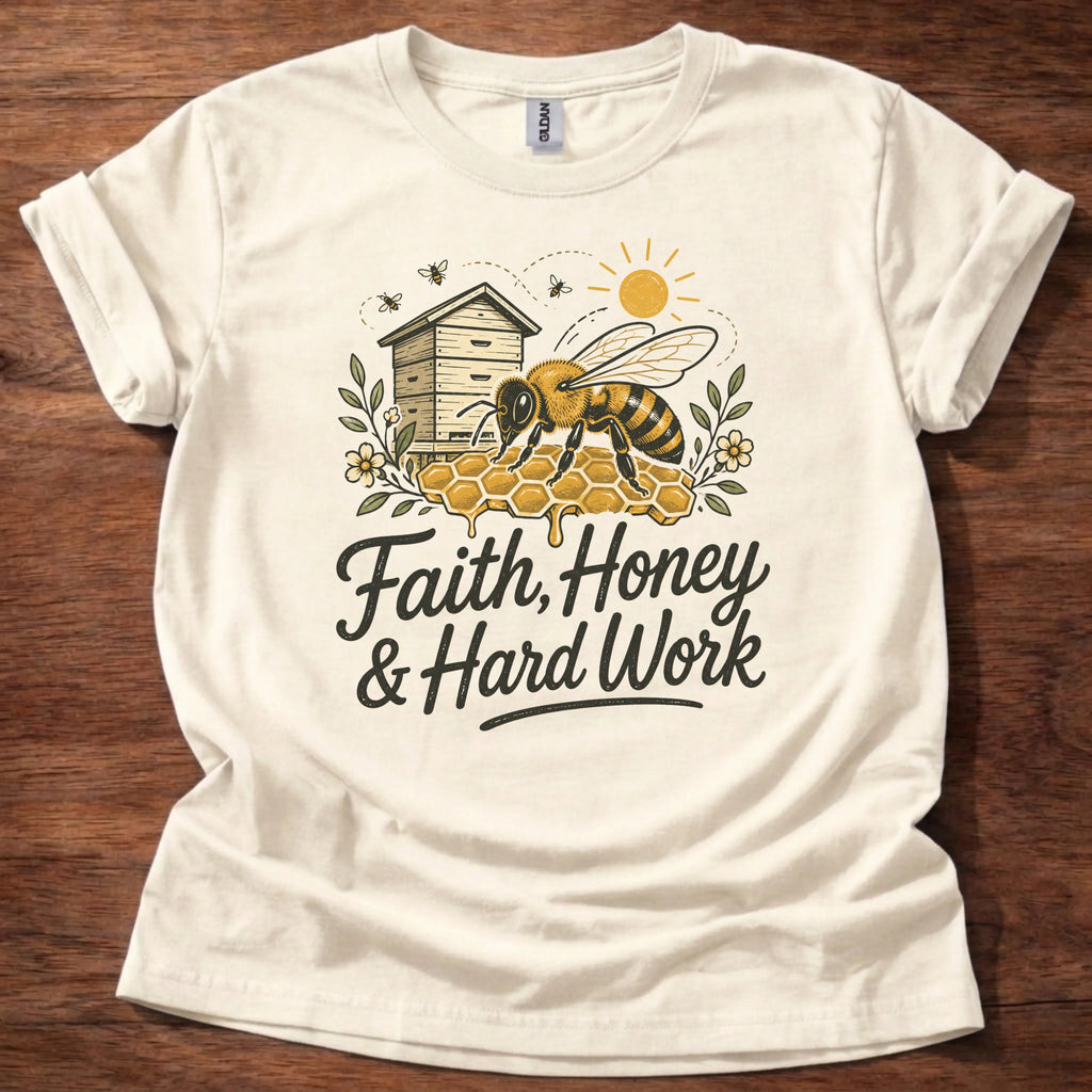 Faith Honey Hard Work T-Shirt