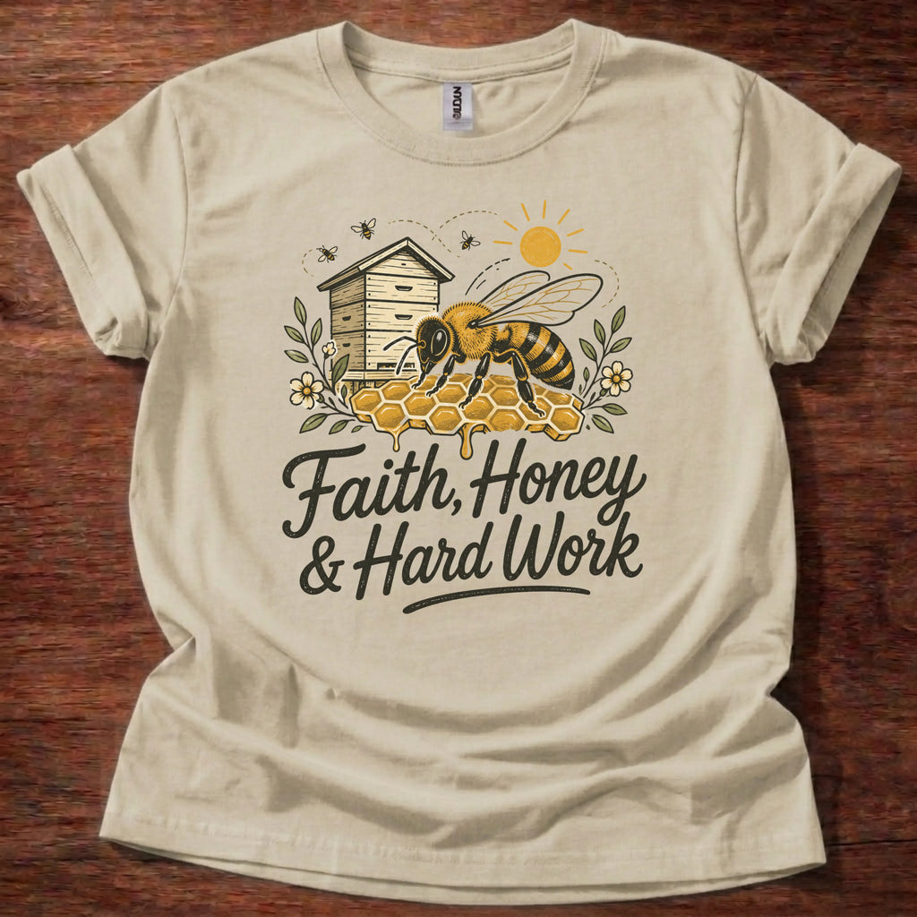 Faith Honey Hard Work T-Shirt