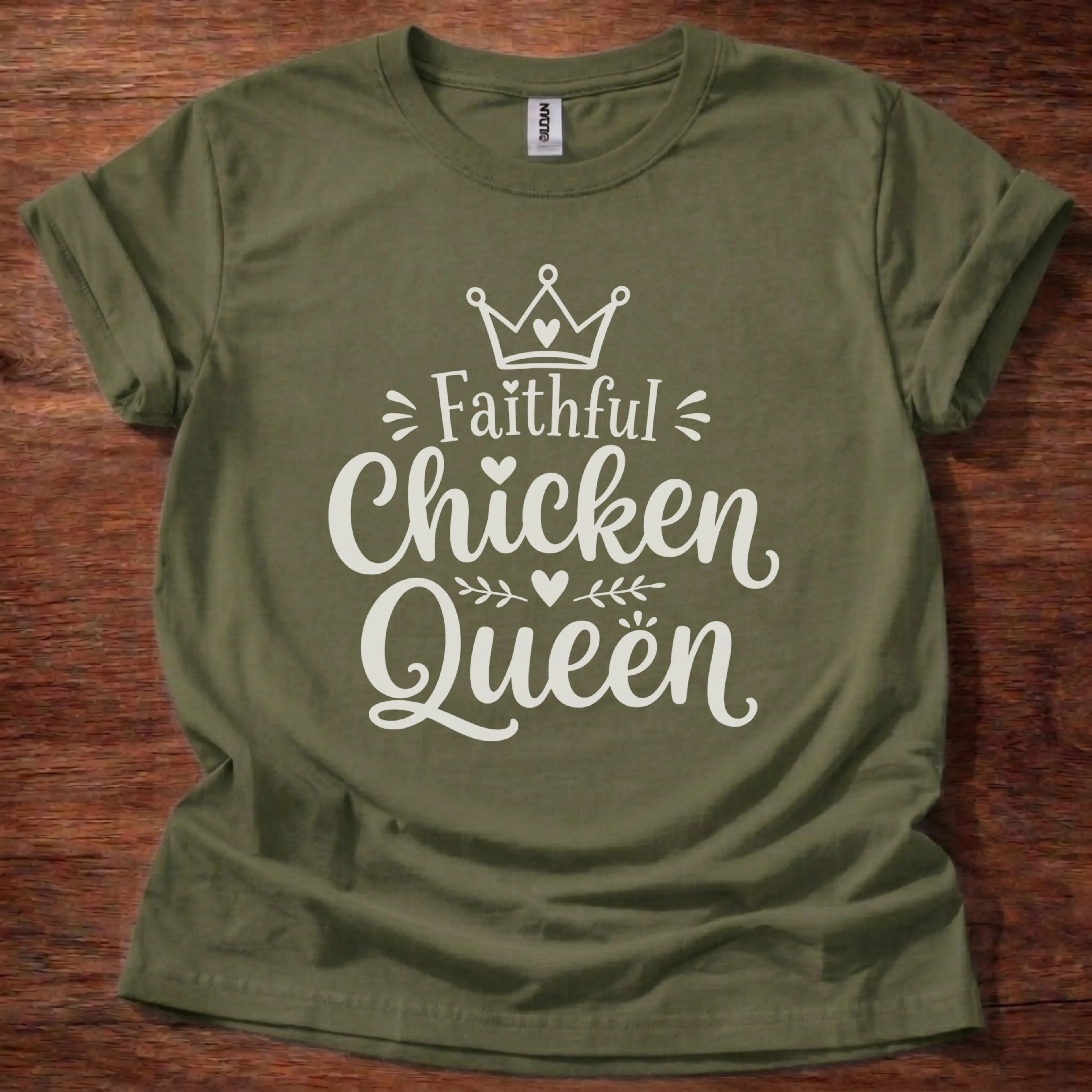 Faithful Chicken Queen T-Shirt