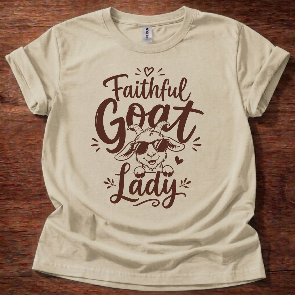 Faithful Goat Lady T-Shirt