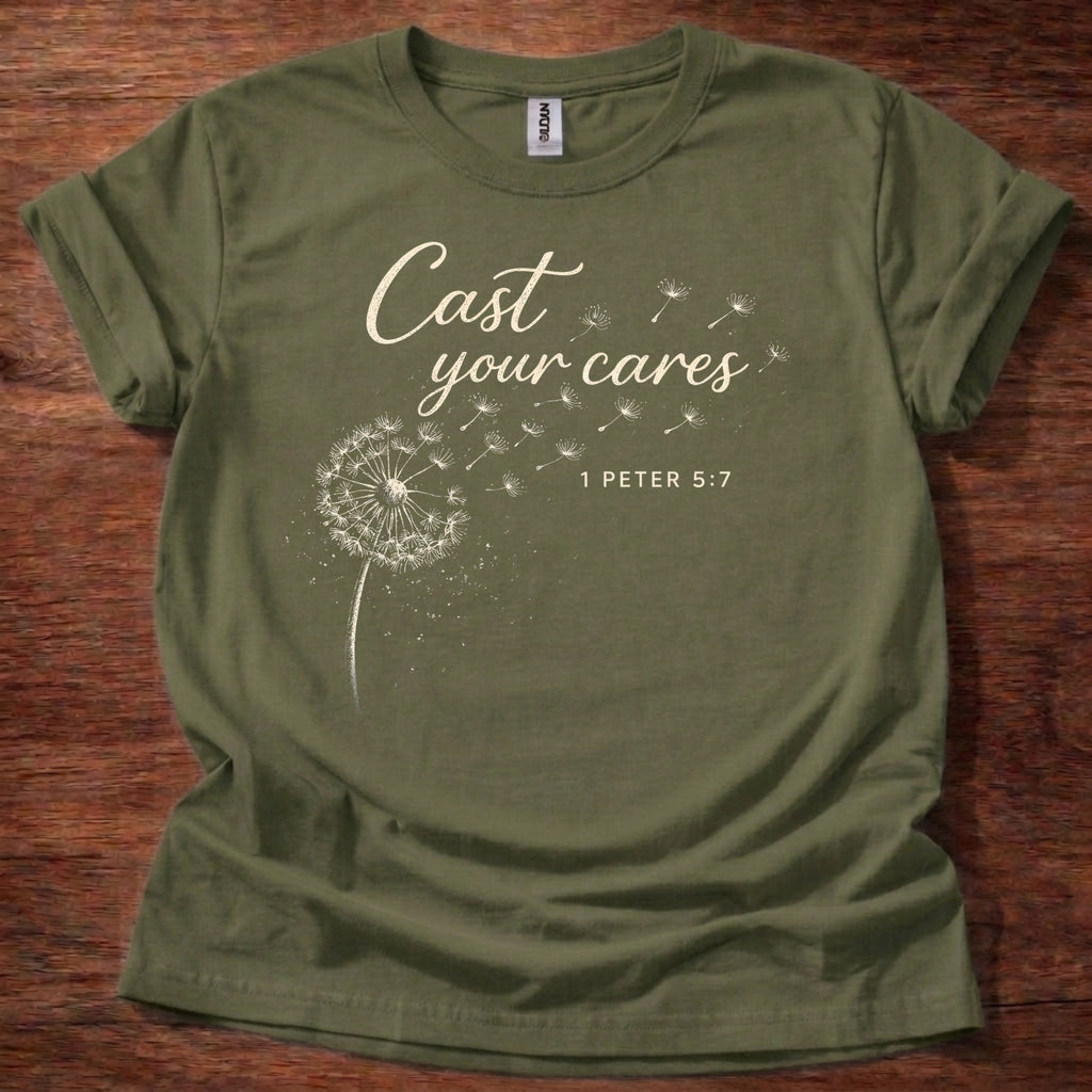 Cast Your Cares Christian T-Shirt