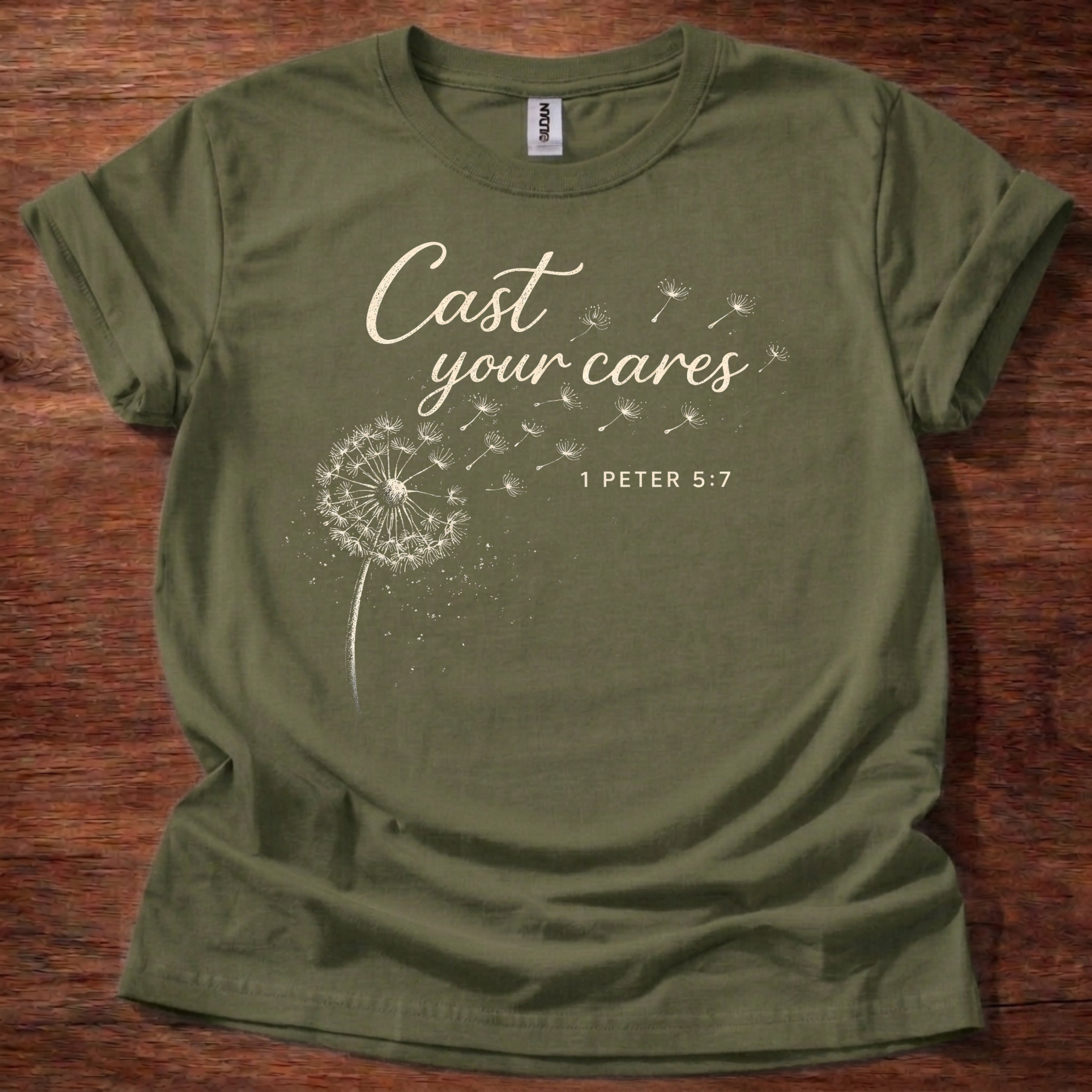 Cast Your Cares Christian T-Shirt