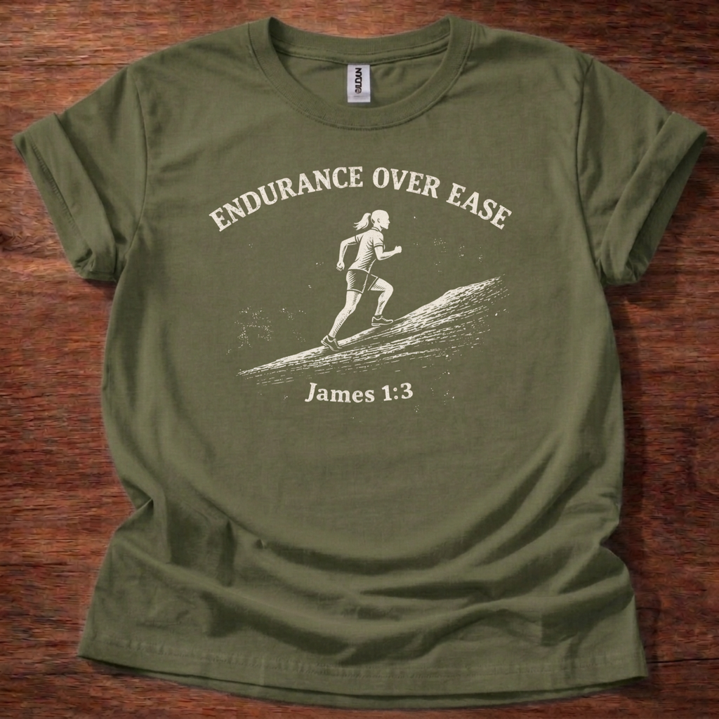 Endurance over ease, female T-Shirt