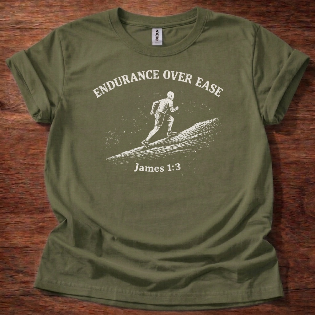 Endurance over ease, male T-Shirt