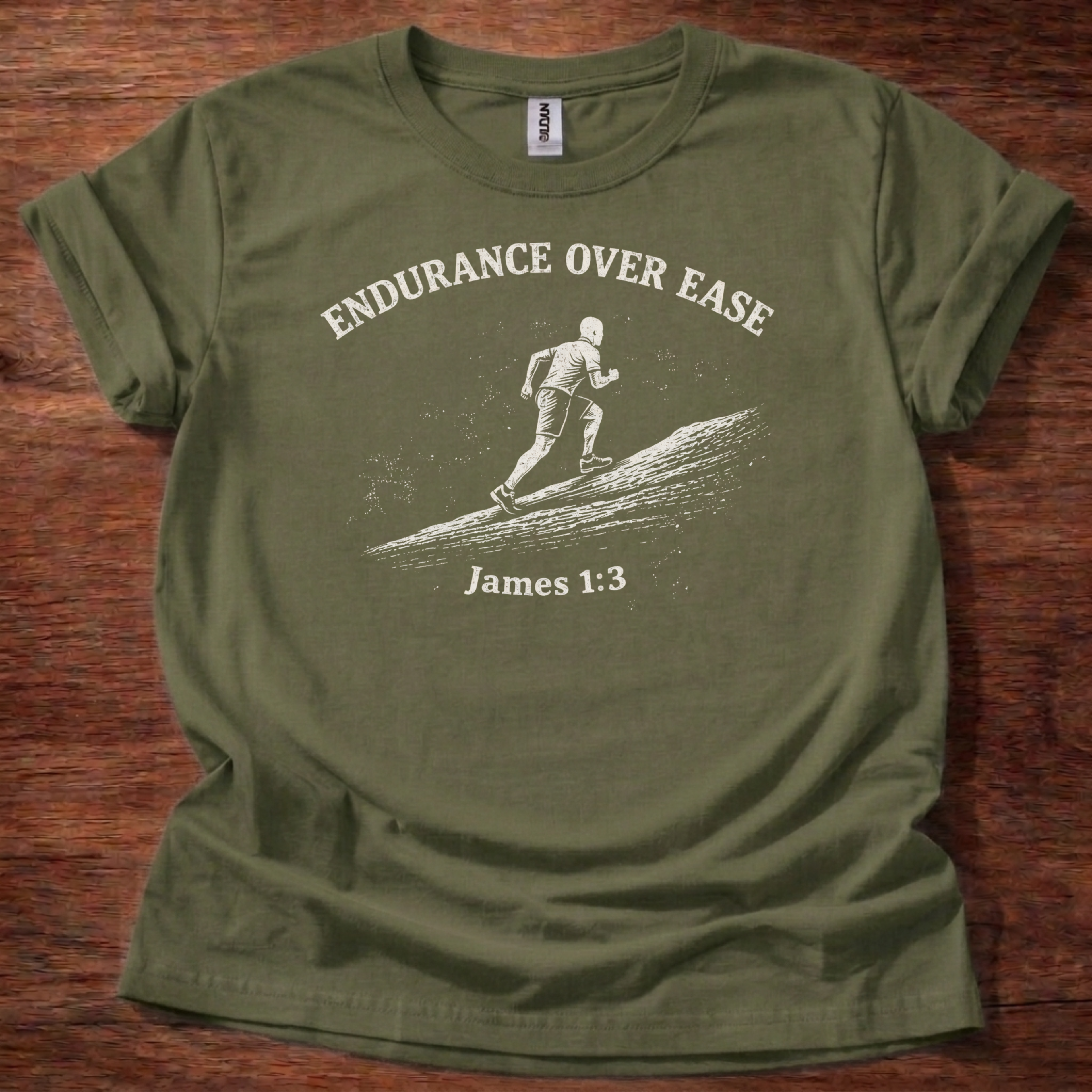 Endurance over ease, male T-Shirt