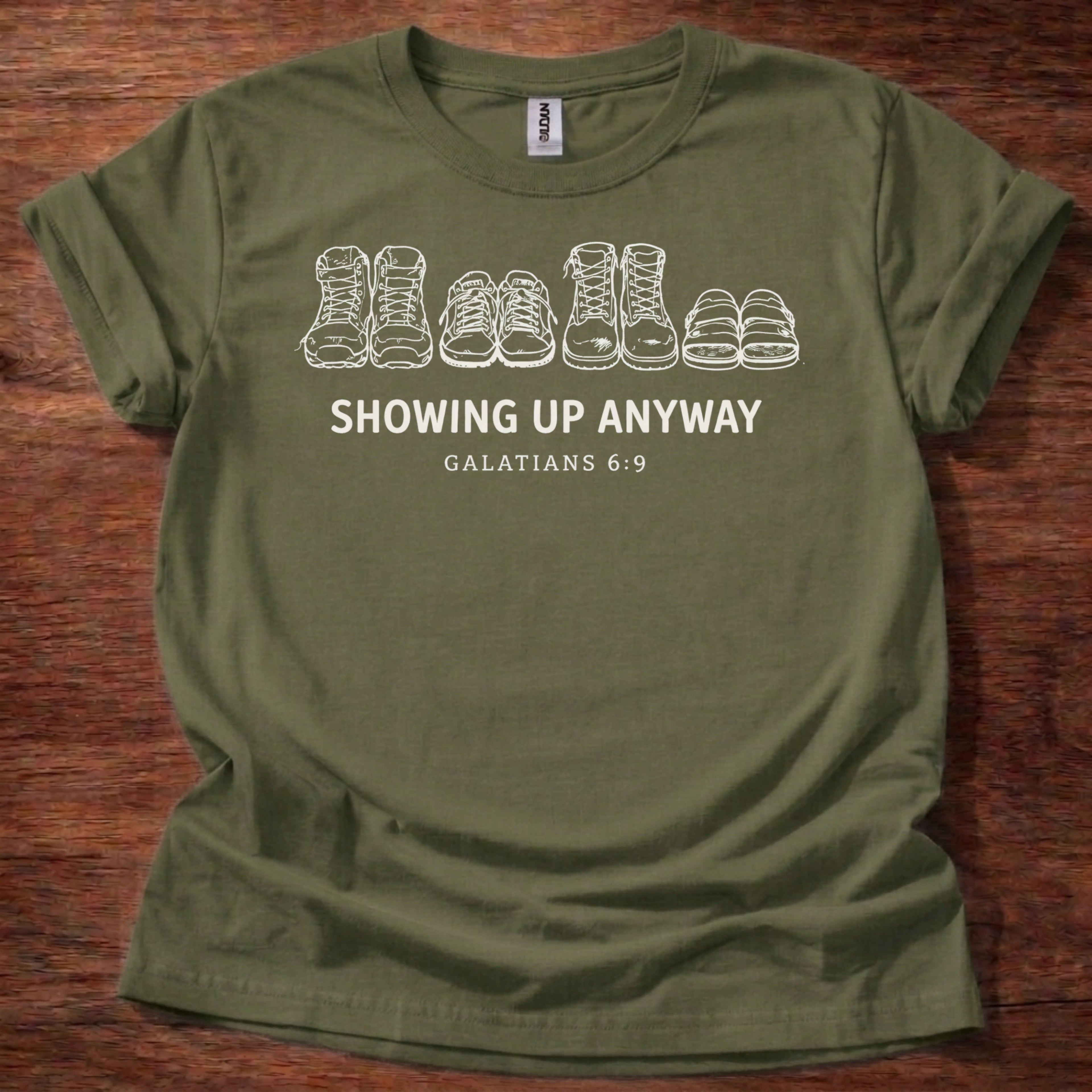 Showing up anyway T-Shirt