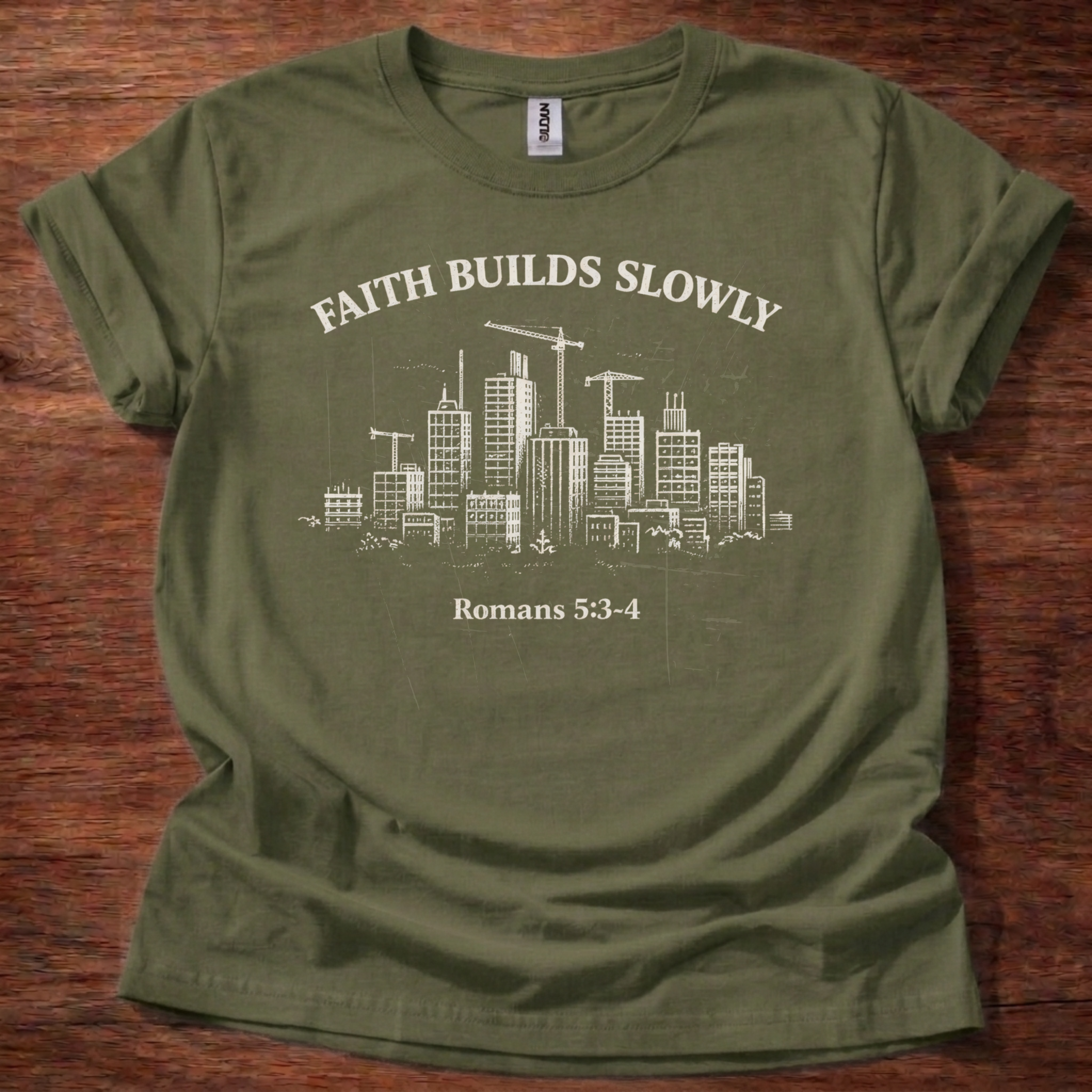 Faith builds slowly T-Shirt