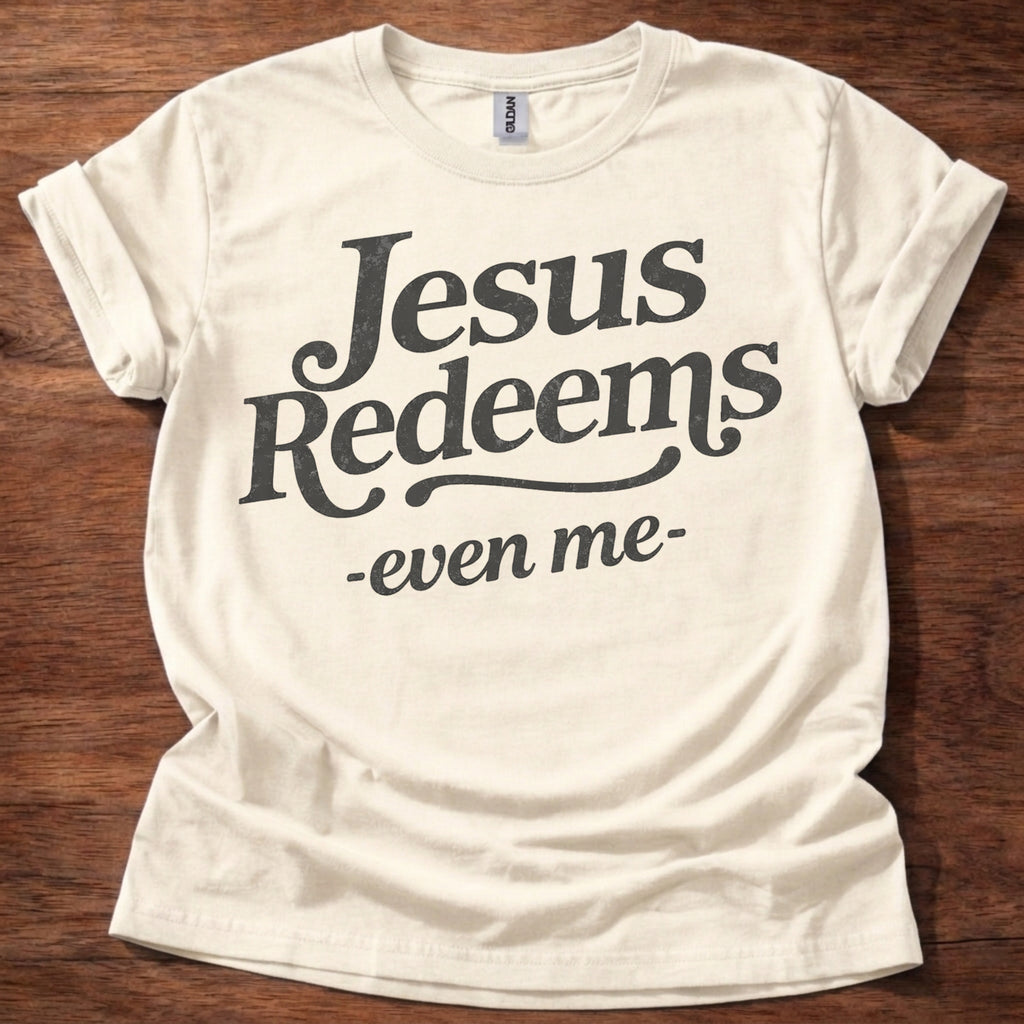 Jesus Redeems-Even Me- T-Shirt