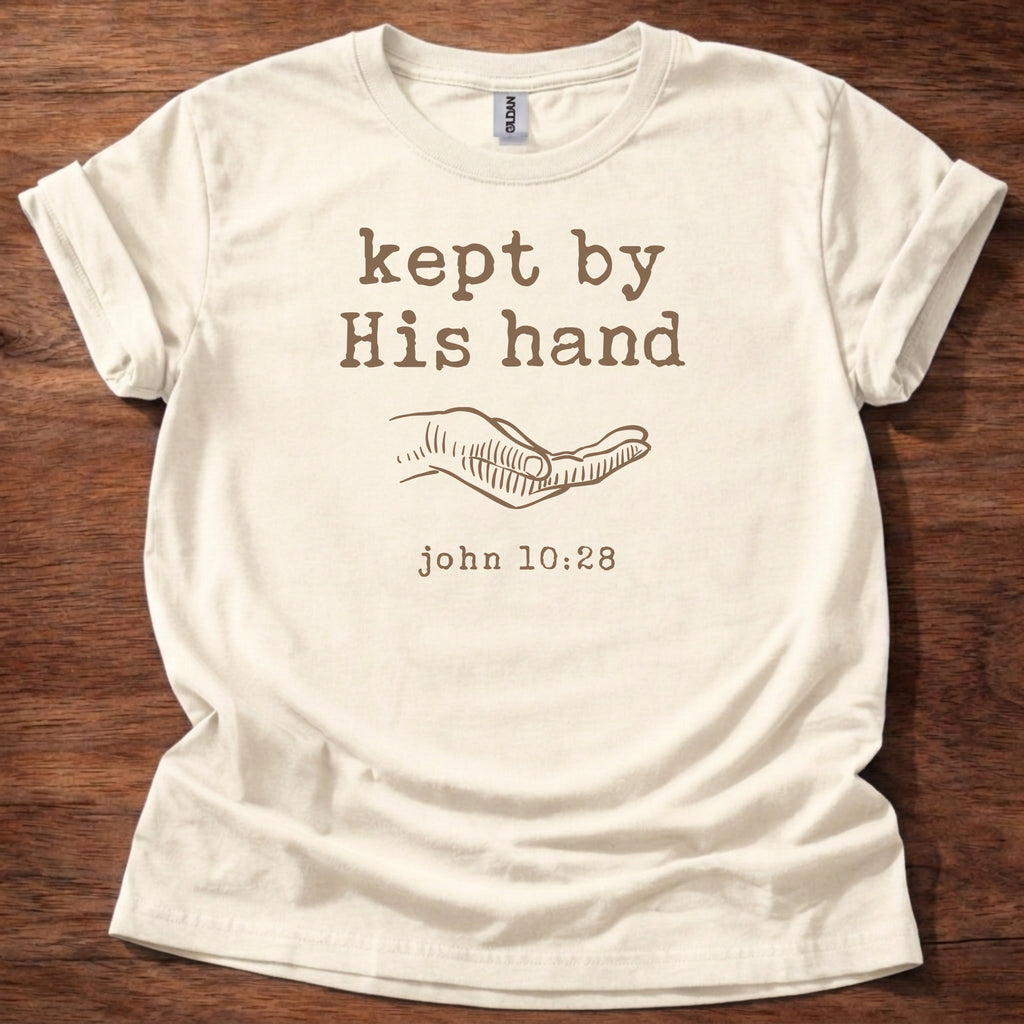 Kept by His hand T-Shirt