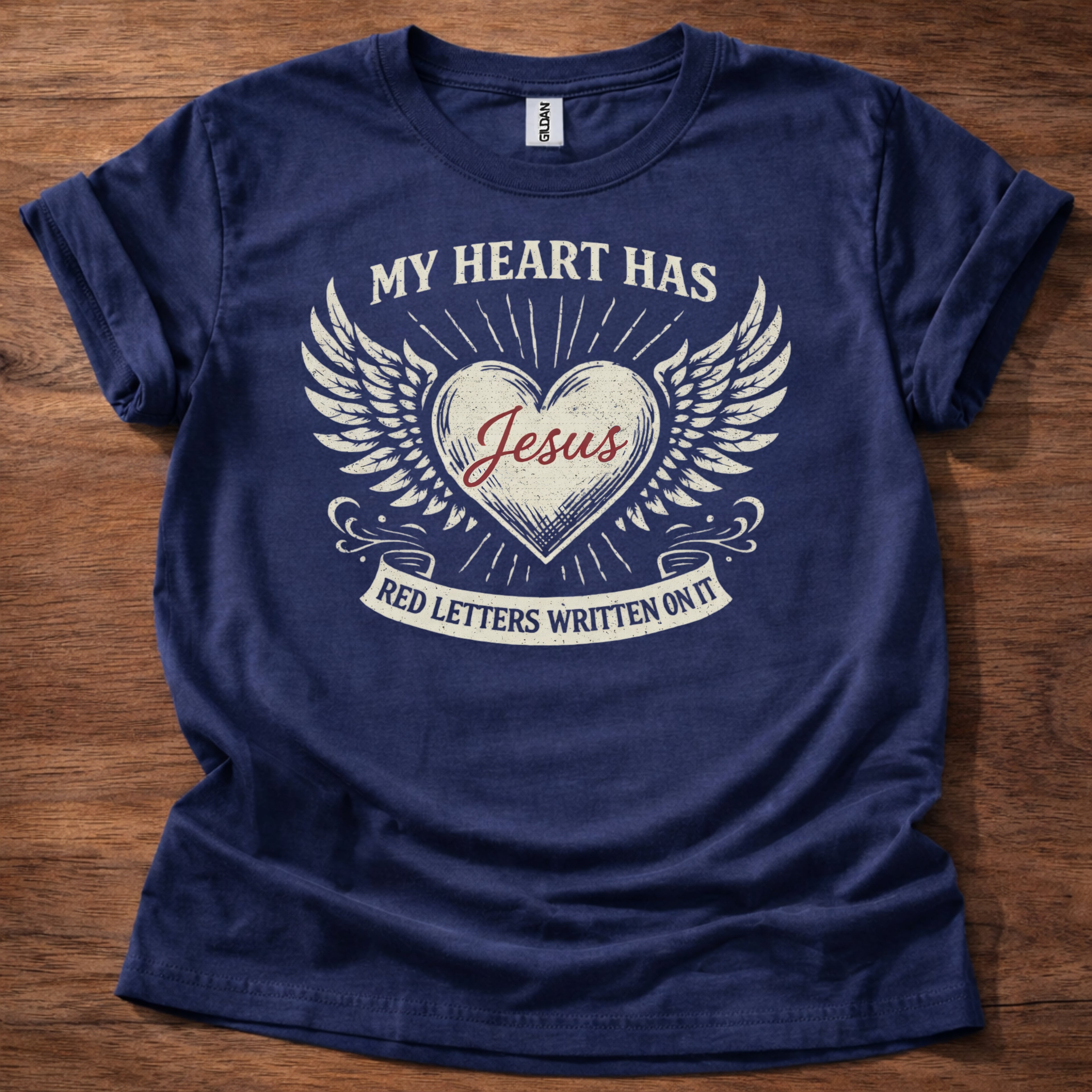 My heart has red letters T-Shirt