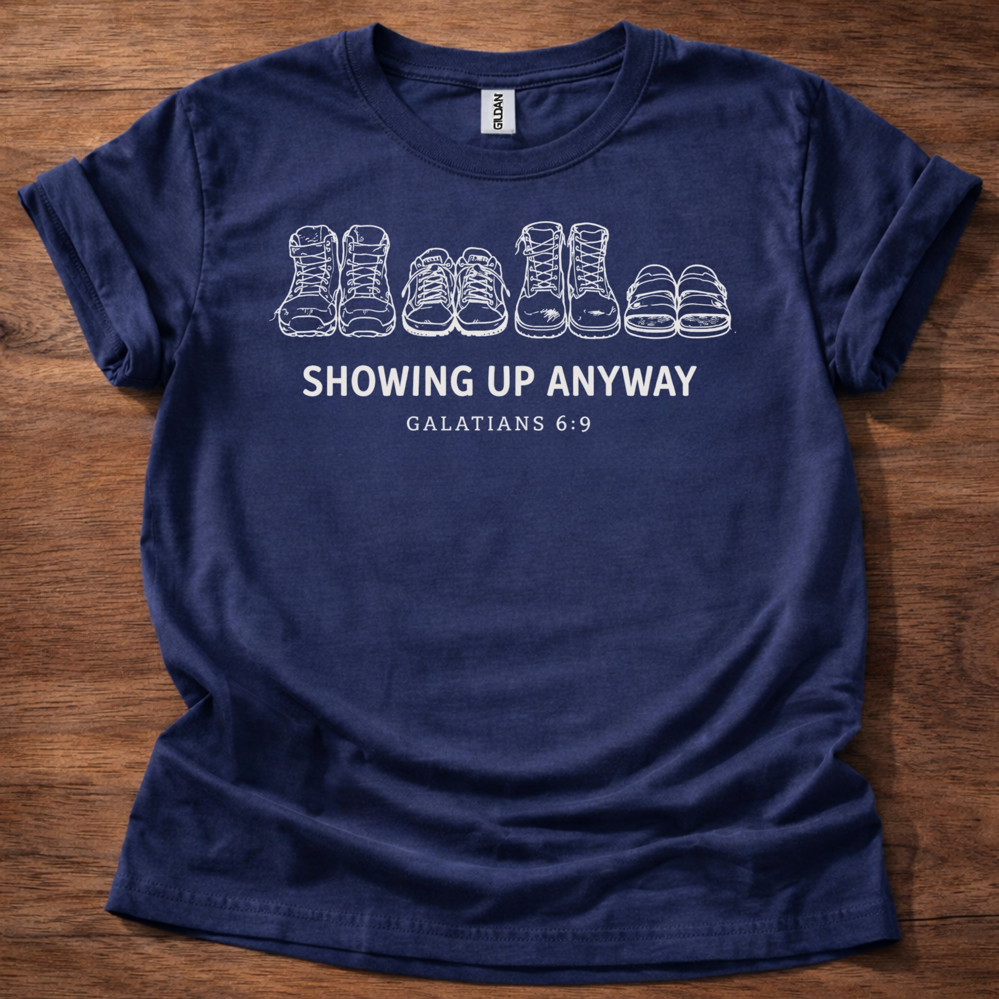 Showing up anyway T-Shirt