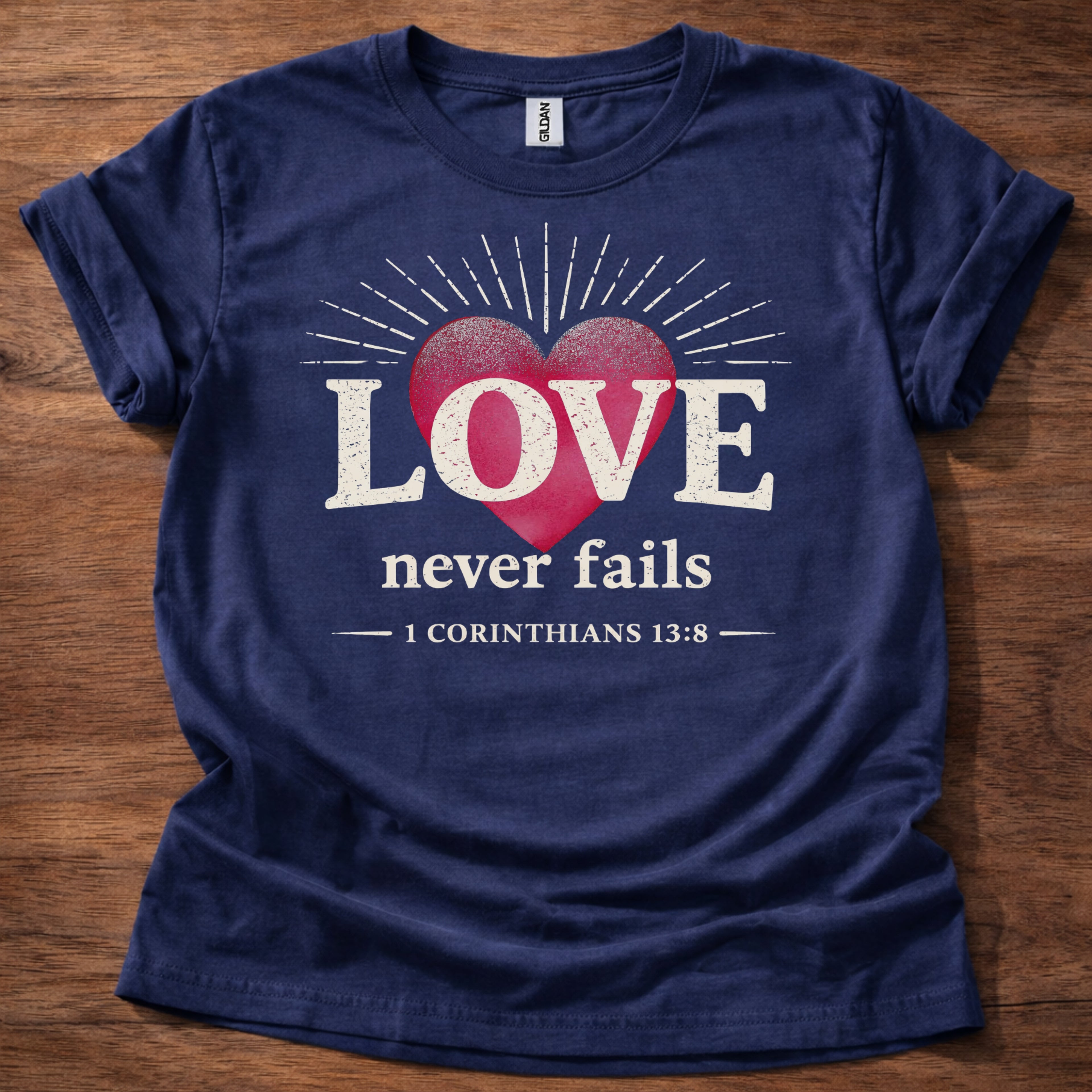 Love Never Fails T-Shirt